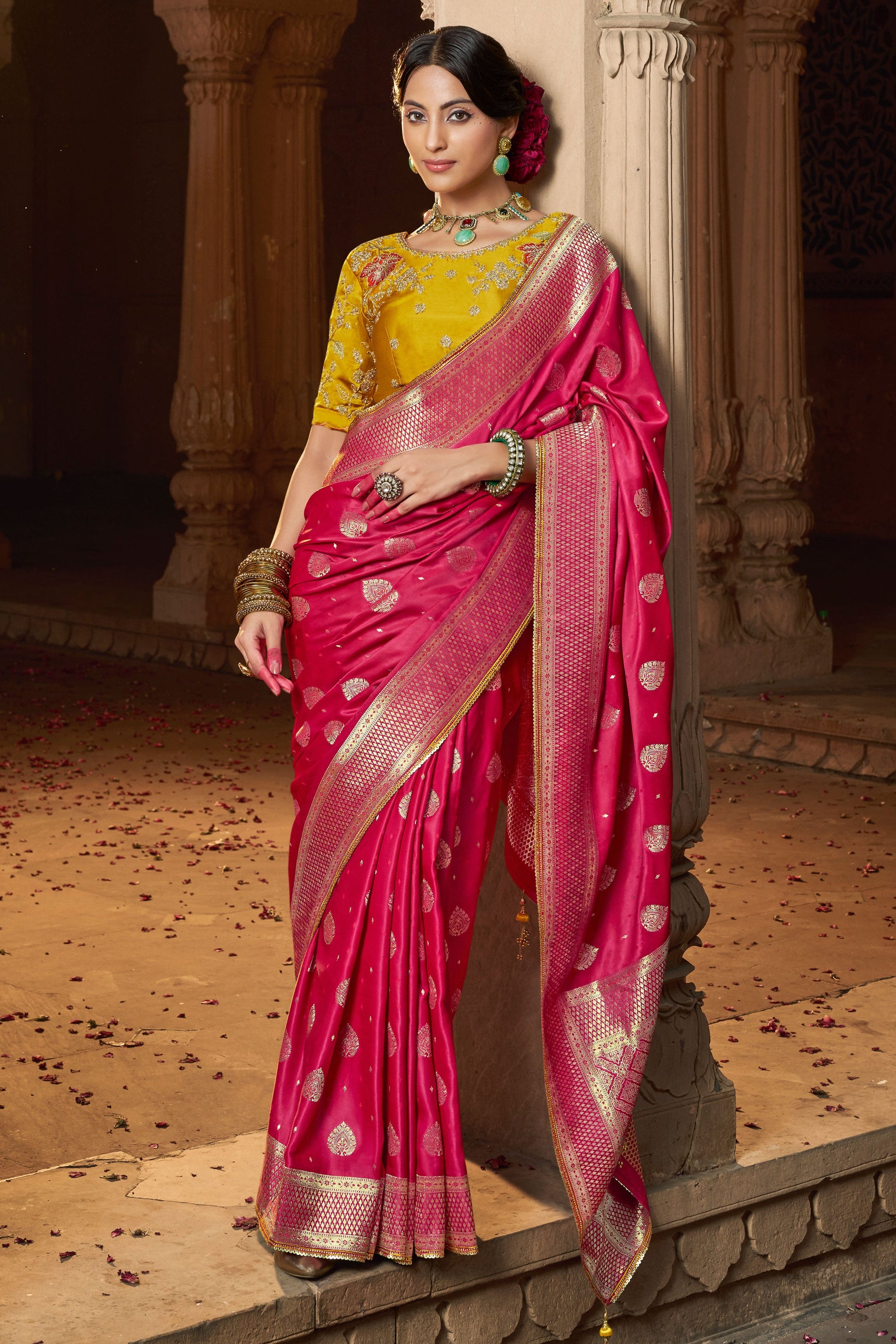 pink-woven-silk-saree-zb132737_1_SareeButa.com