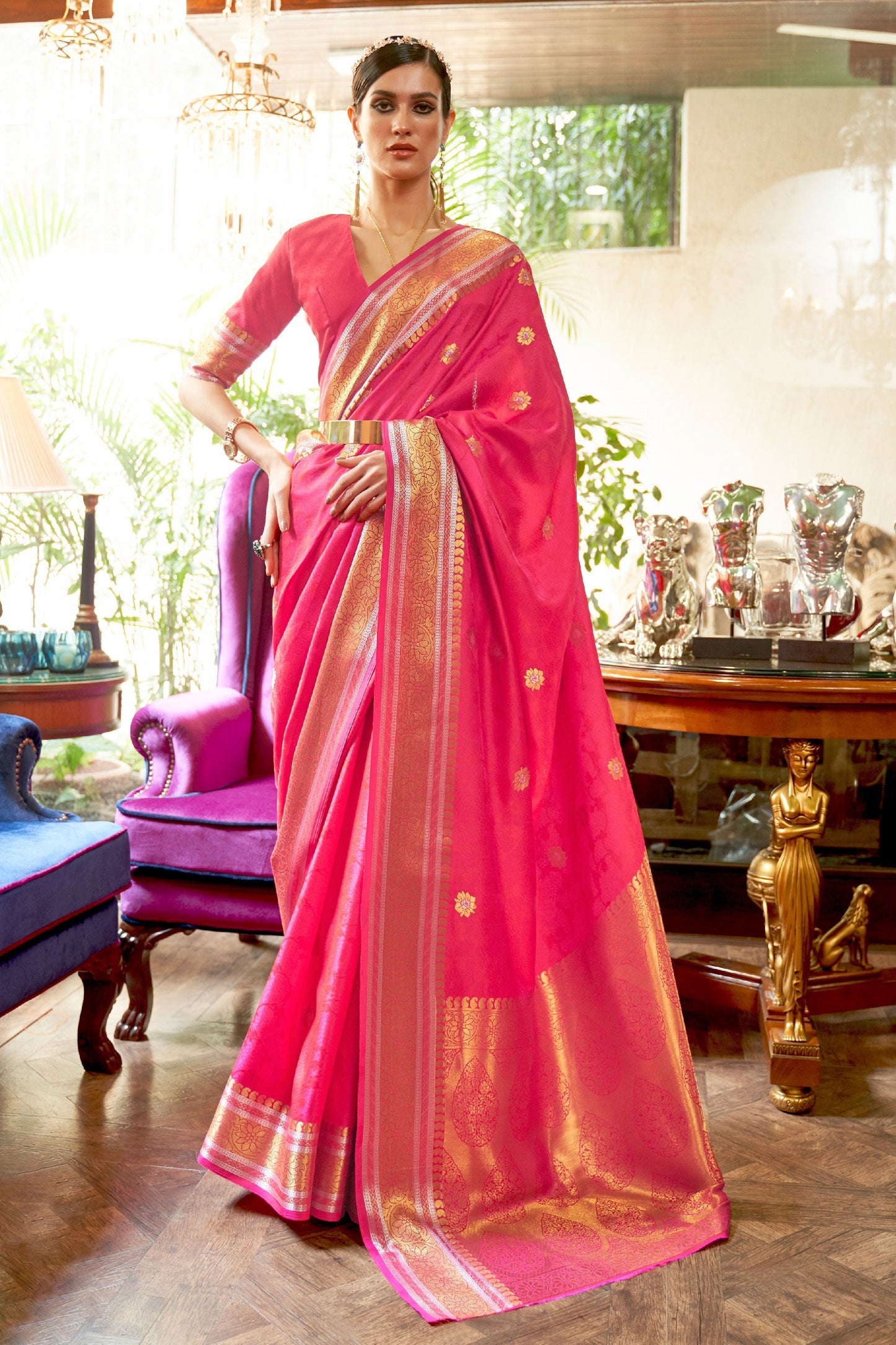 pink-woven-silk-saree-zb140117_1_SareeButa.com