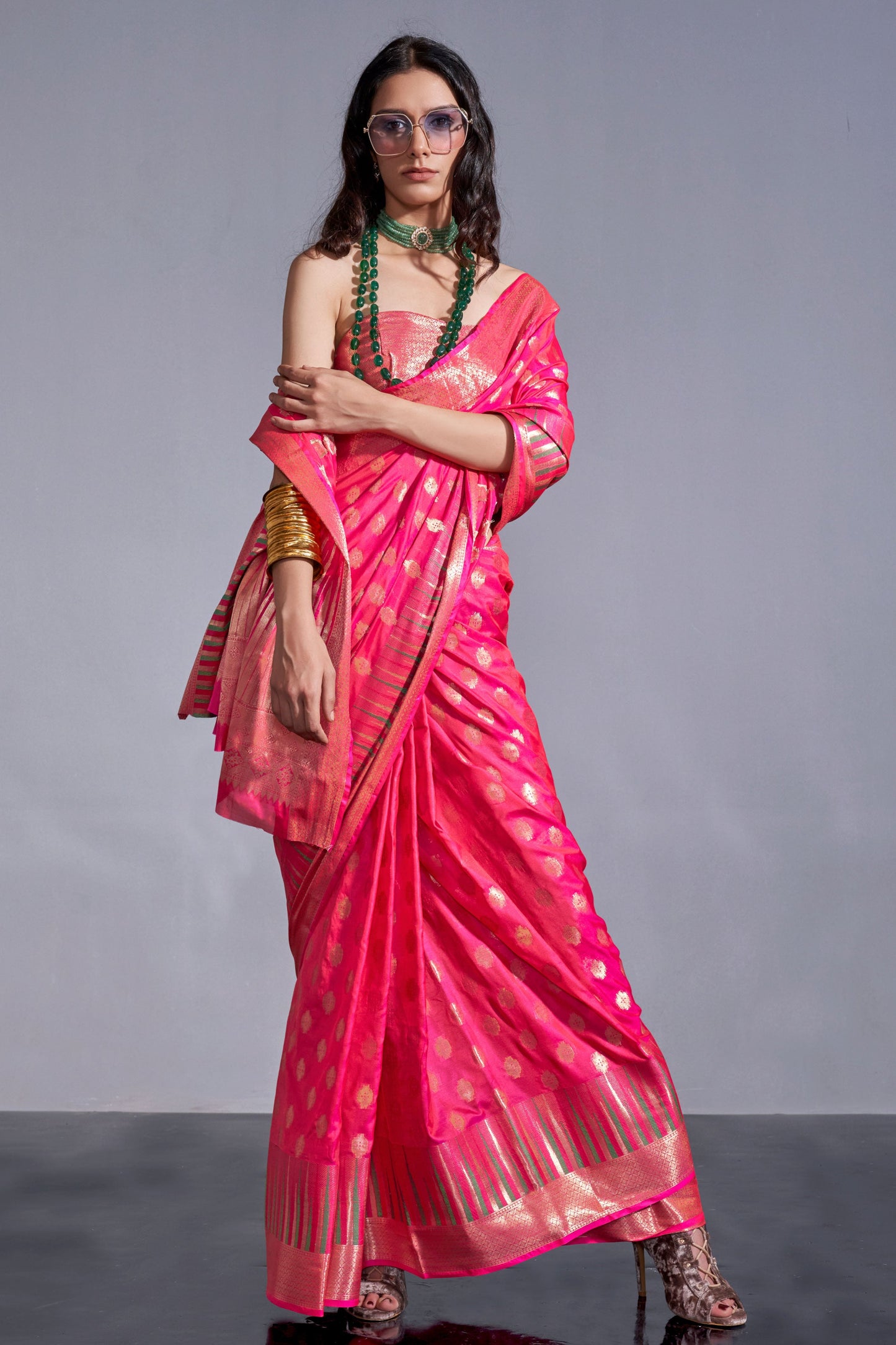 pink-woven-silk-saree-zb140536_2_SareeButa.com