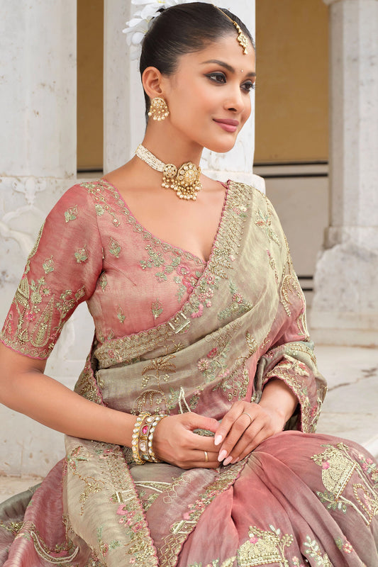 Pink And Grey Embroidered Silk Saree-SAR11382_2_SareeButa.com