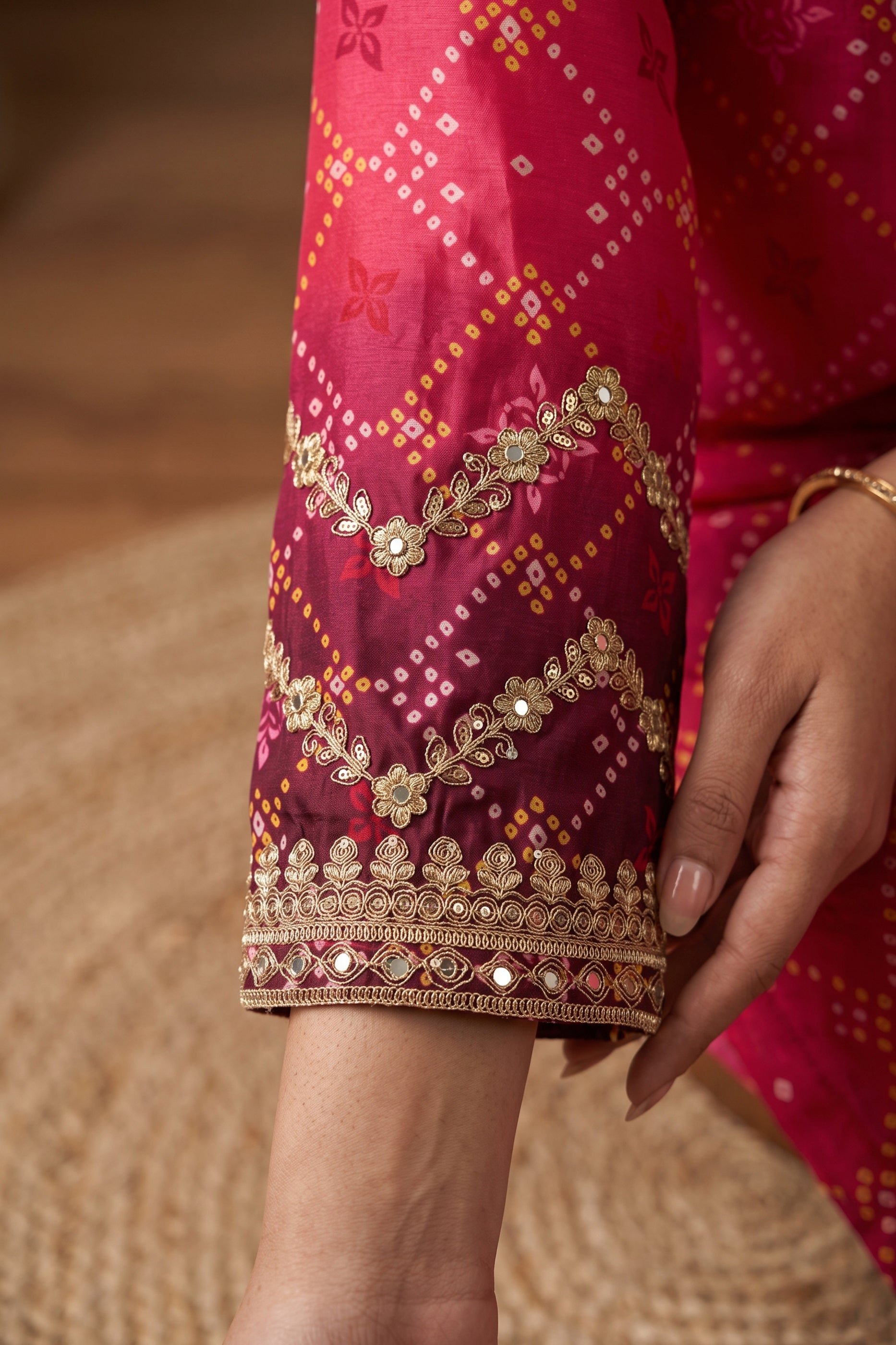Pink And Purple Readymade Embroidered Chinon Suit-SAR12808_4_SareeButa.com