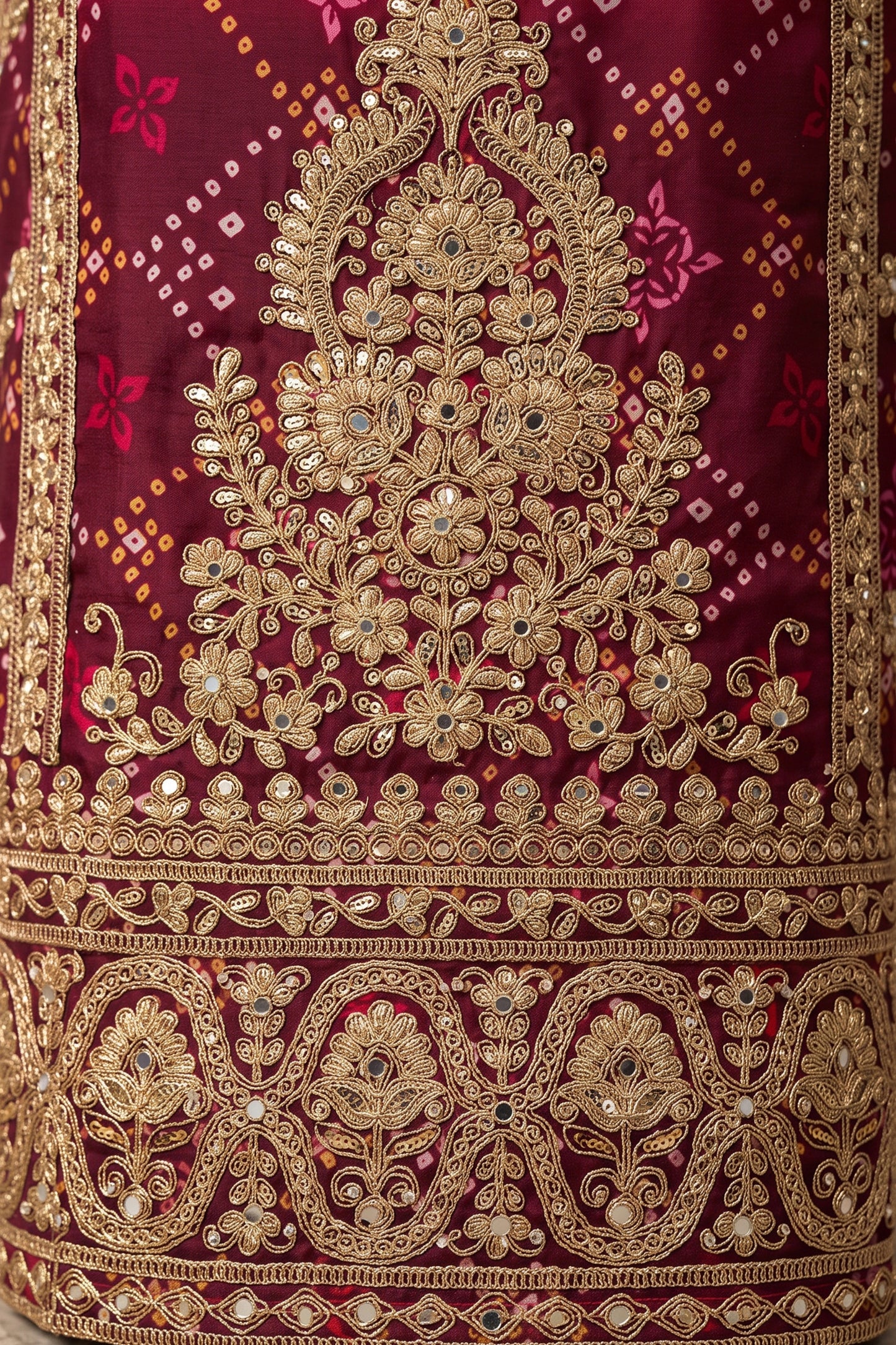 Pink And Purple Readymade Embroidered Chinon Suit-SAR12808_5_SareeButa.com
