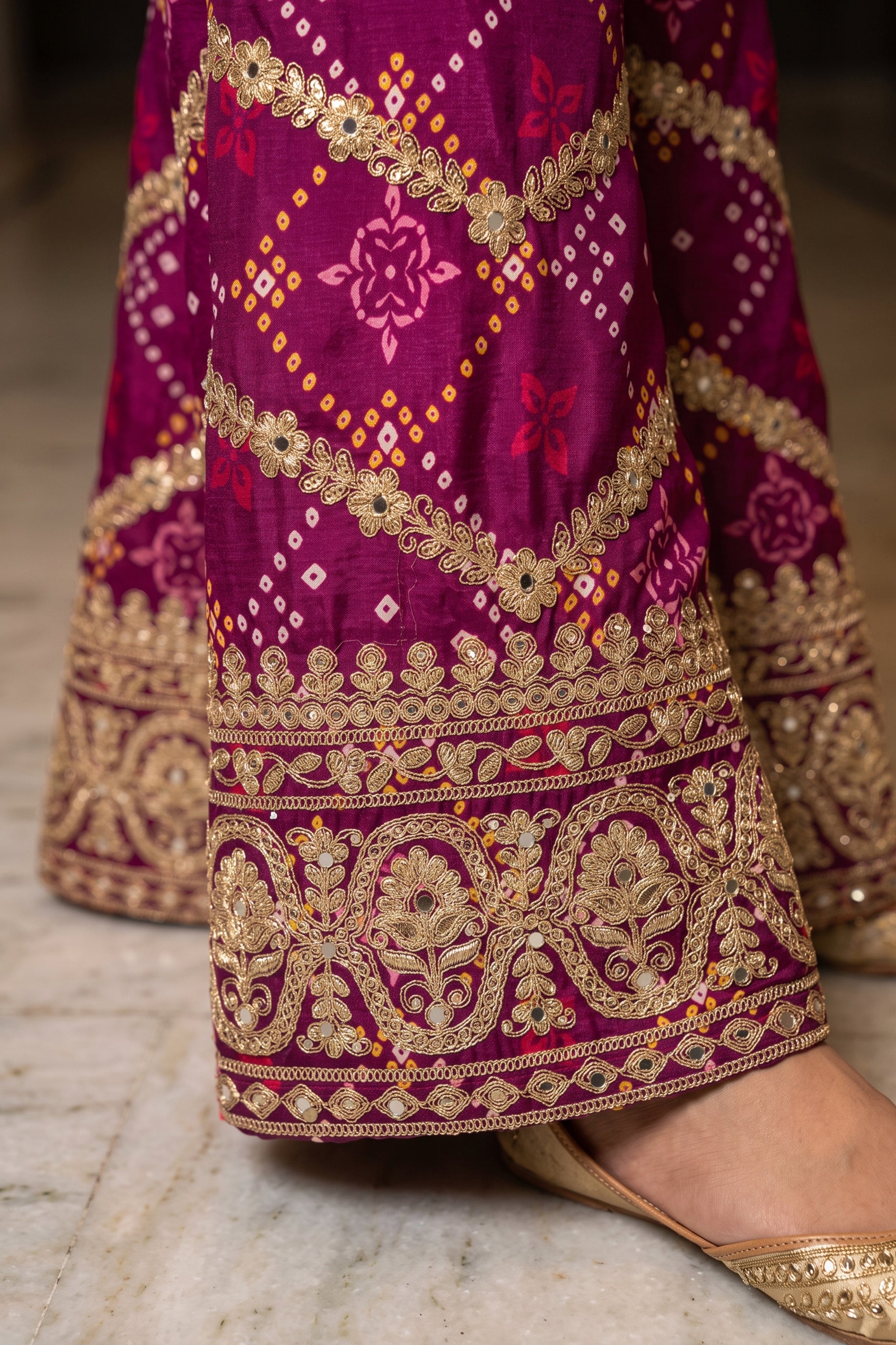 Pink And Purple Readymade Embroidered Chinon Suit-SAR12808_7_SareeButa.com