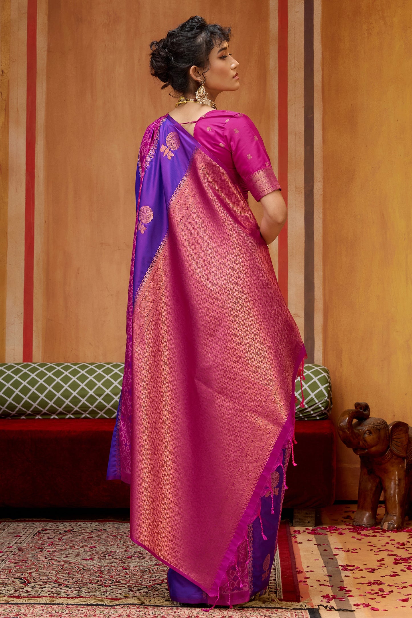 Pink And Purple Woven Silk Saree-SAR11915_5_SareeButa.com