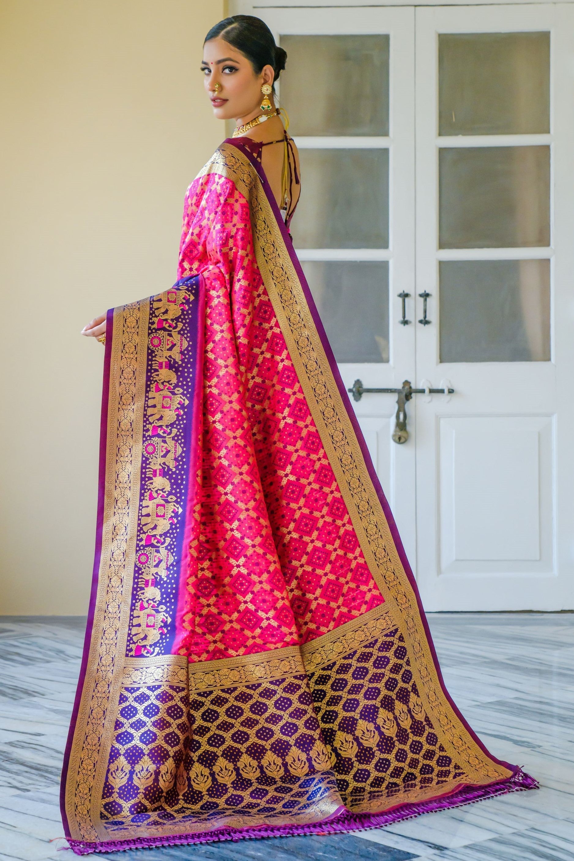 pink-bandhani-silk-saree-zb130504_3_SareeButa.com