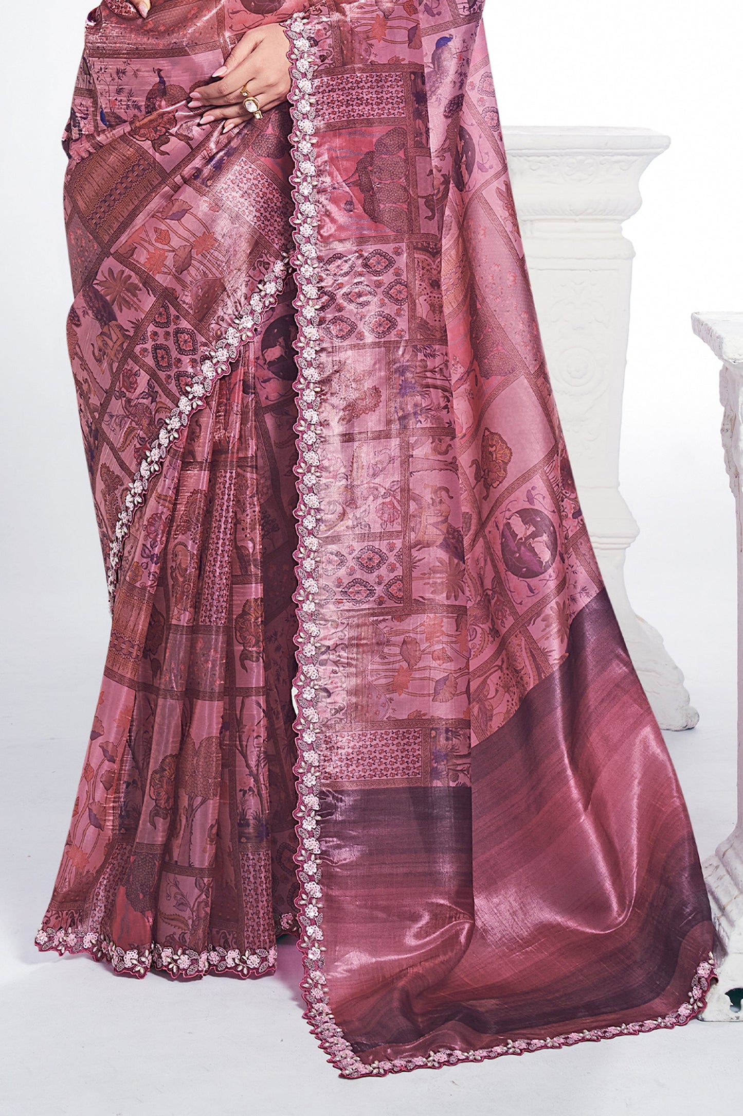 Pink Digital Printed Paper Silk Saree-SAR10264_4_SareeButa.com