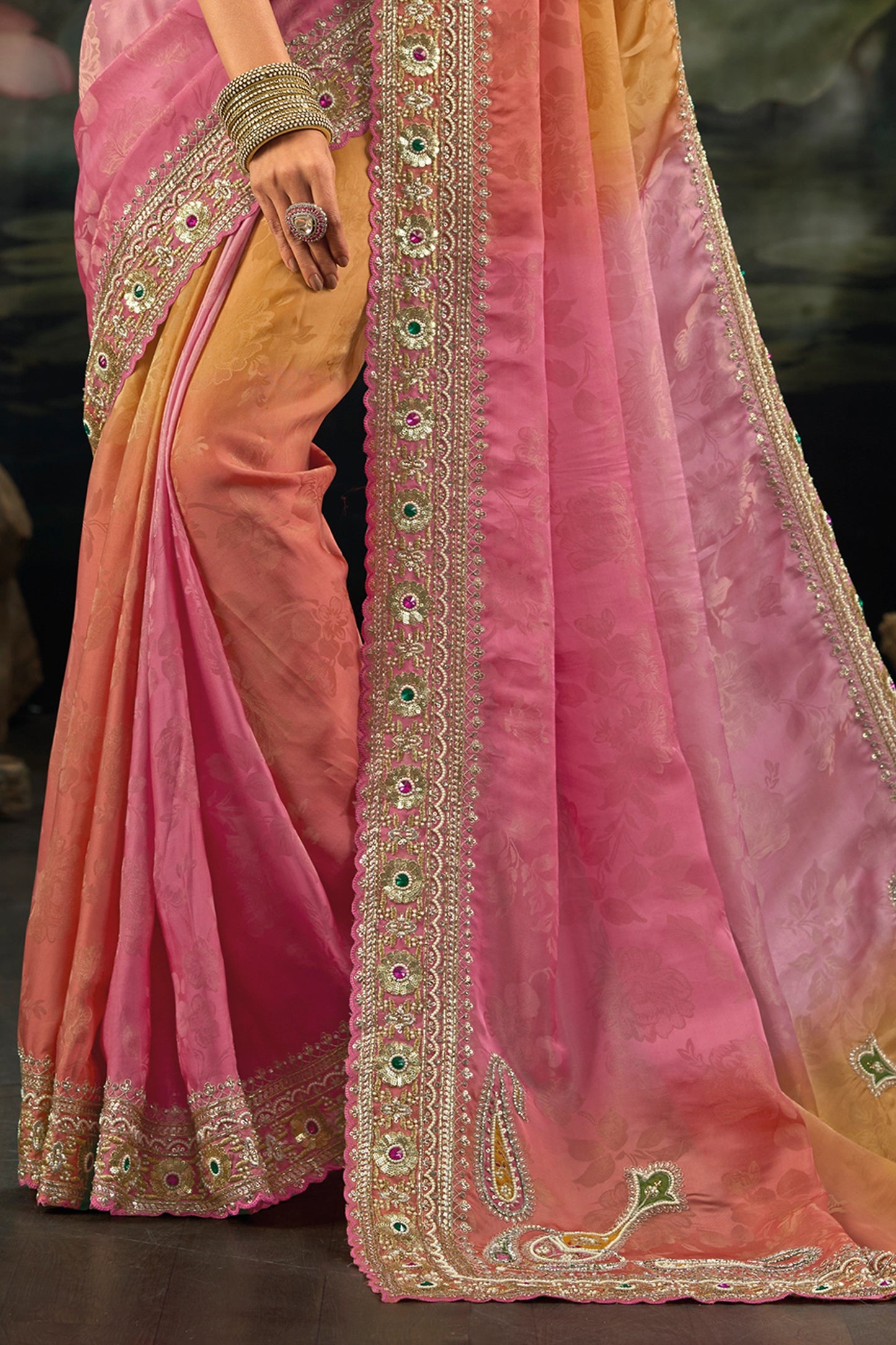 Pink Embroidered Crepe Silk Saree-SAR12288_3_SareeButa.com
