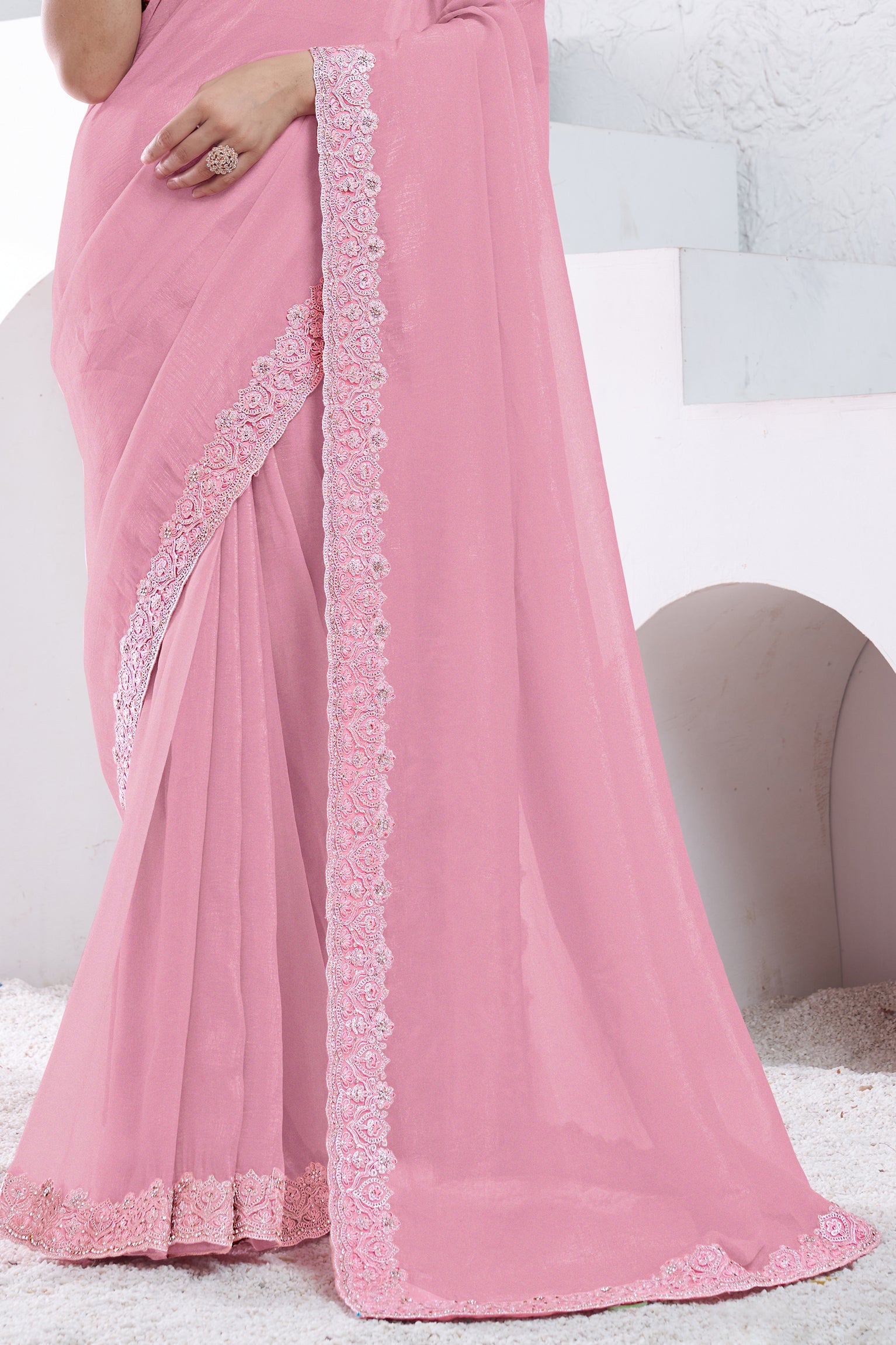 Pink Embroidered Crepe Silk Saree-ZB133732_4_SareeButa.com