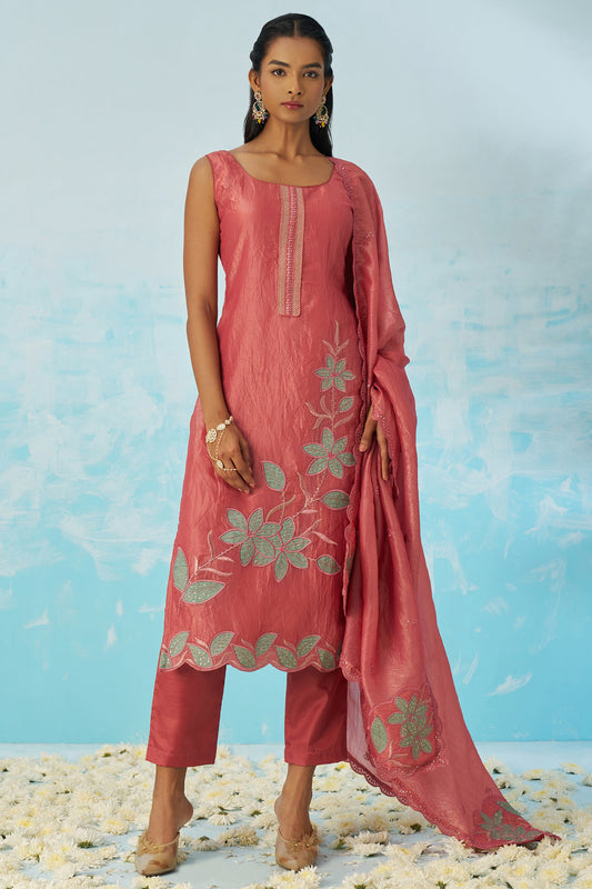 Pink Readymade Embroidered Crush Silk Suit-SS435_1_SareeButa.com