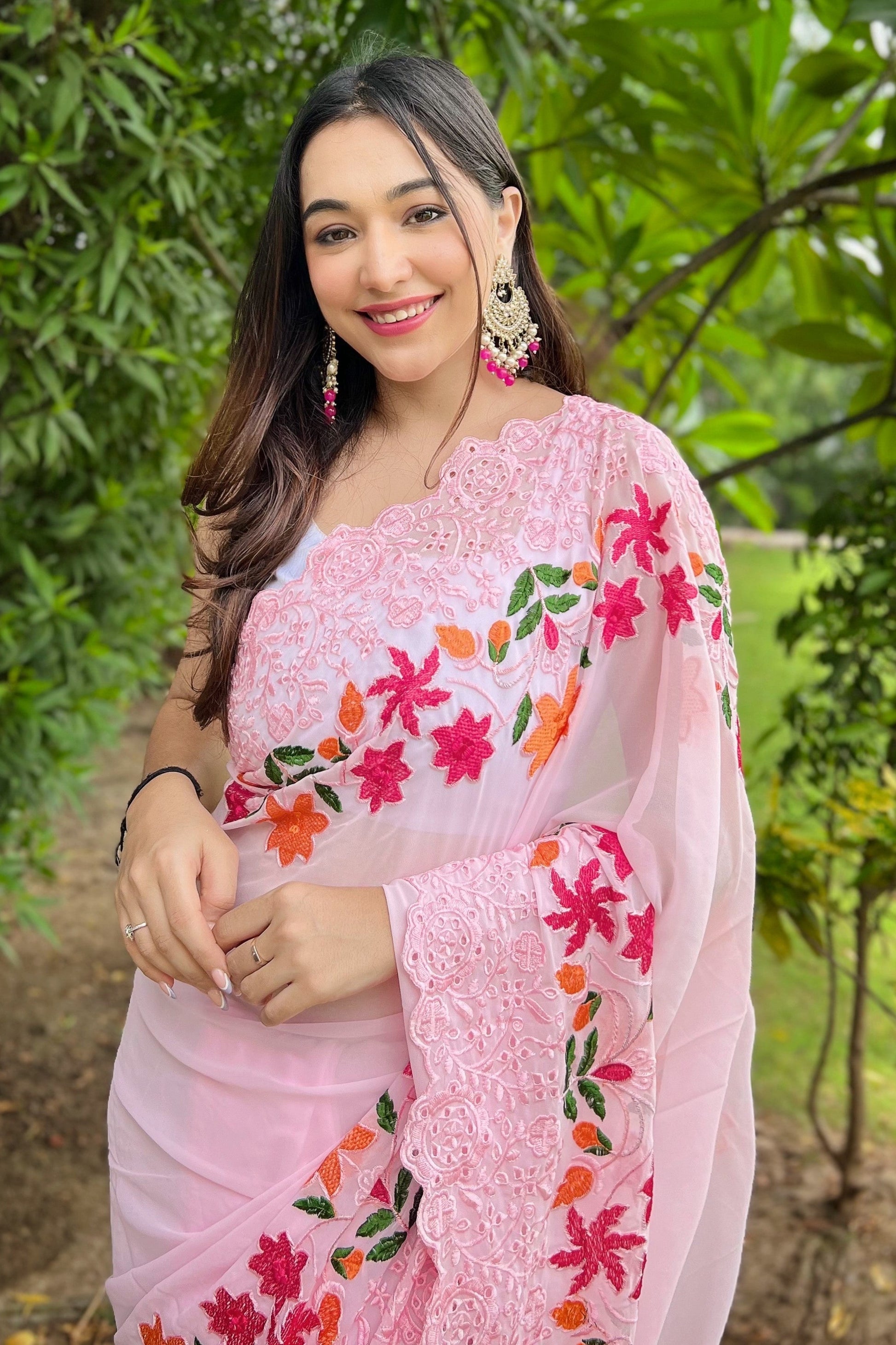 pink-embroidered-georgette-saree-zb131135_2_SareeButa.com