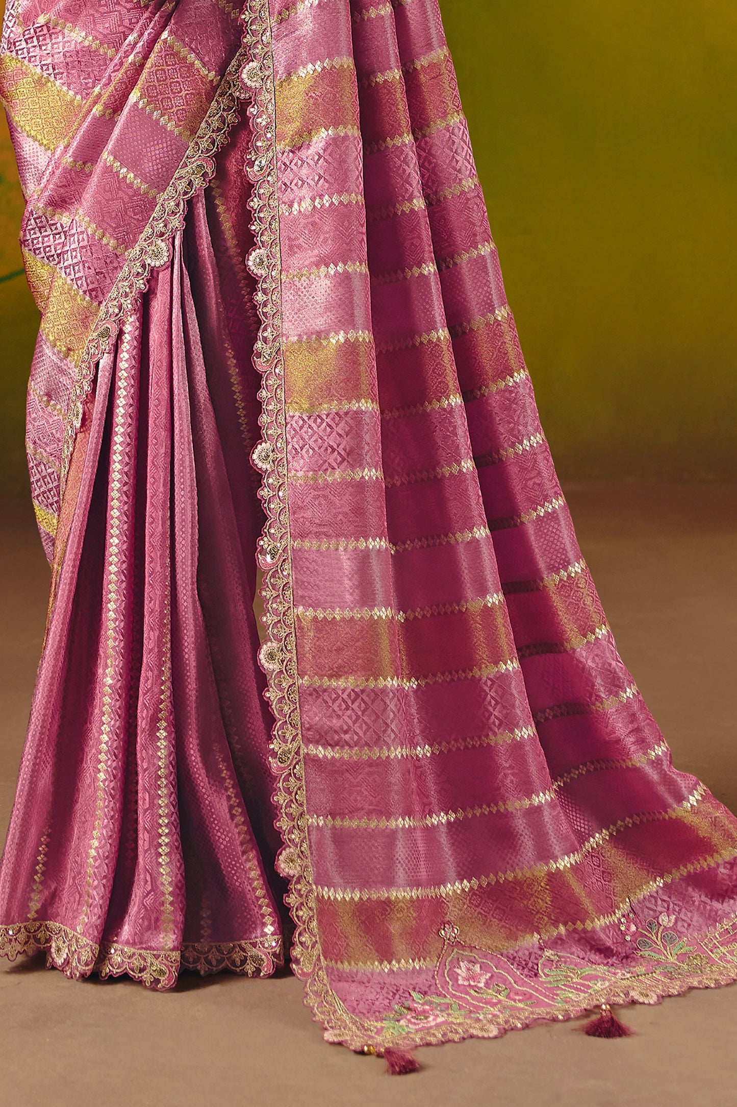 Pink Embroidered Jacquard Silk Saree-SAR12090_4_SareeButa.com