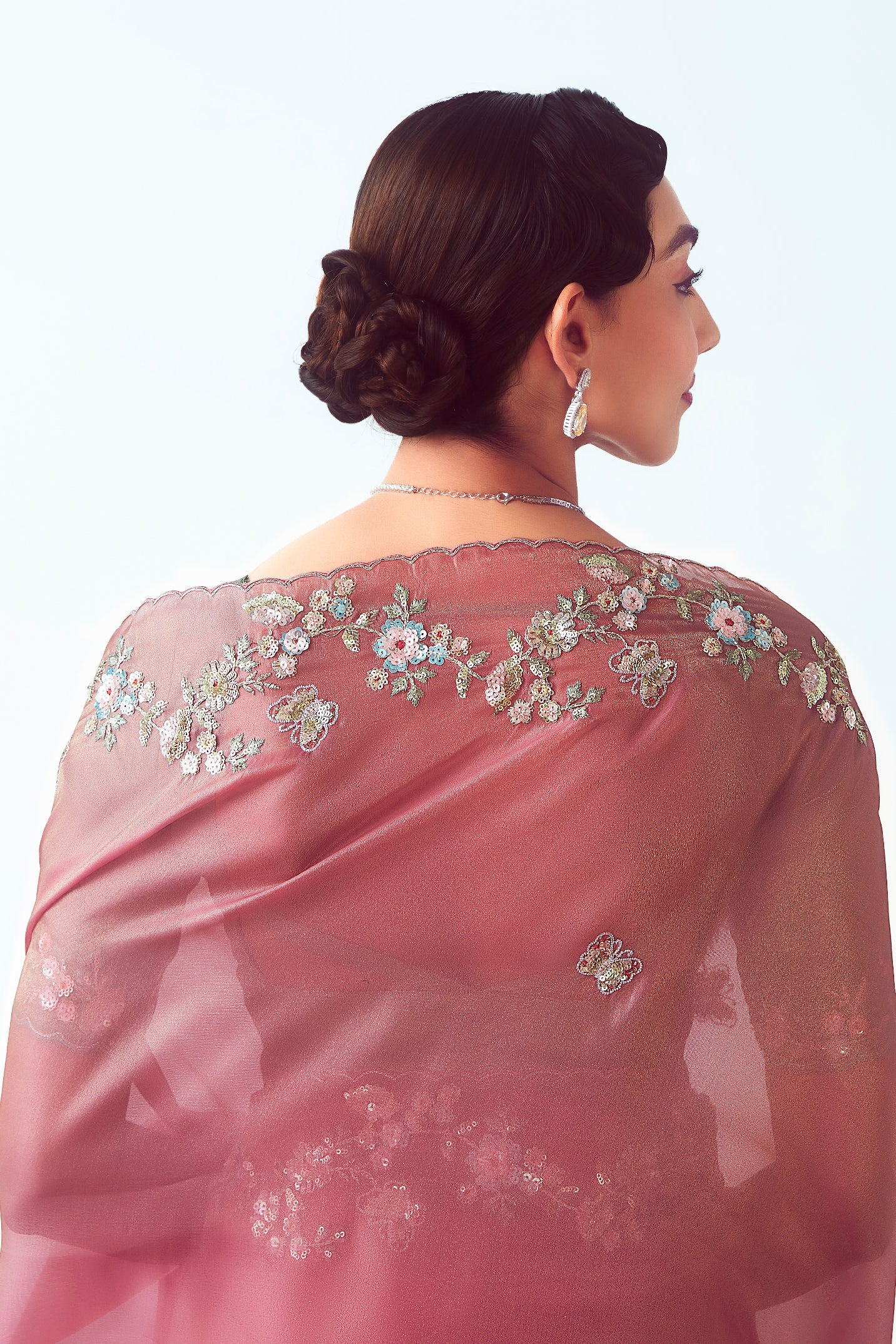 Pink Embroidered Organza Saree-ZB134768_3_SareeButa.com