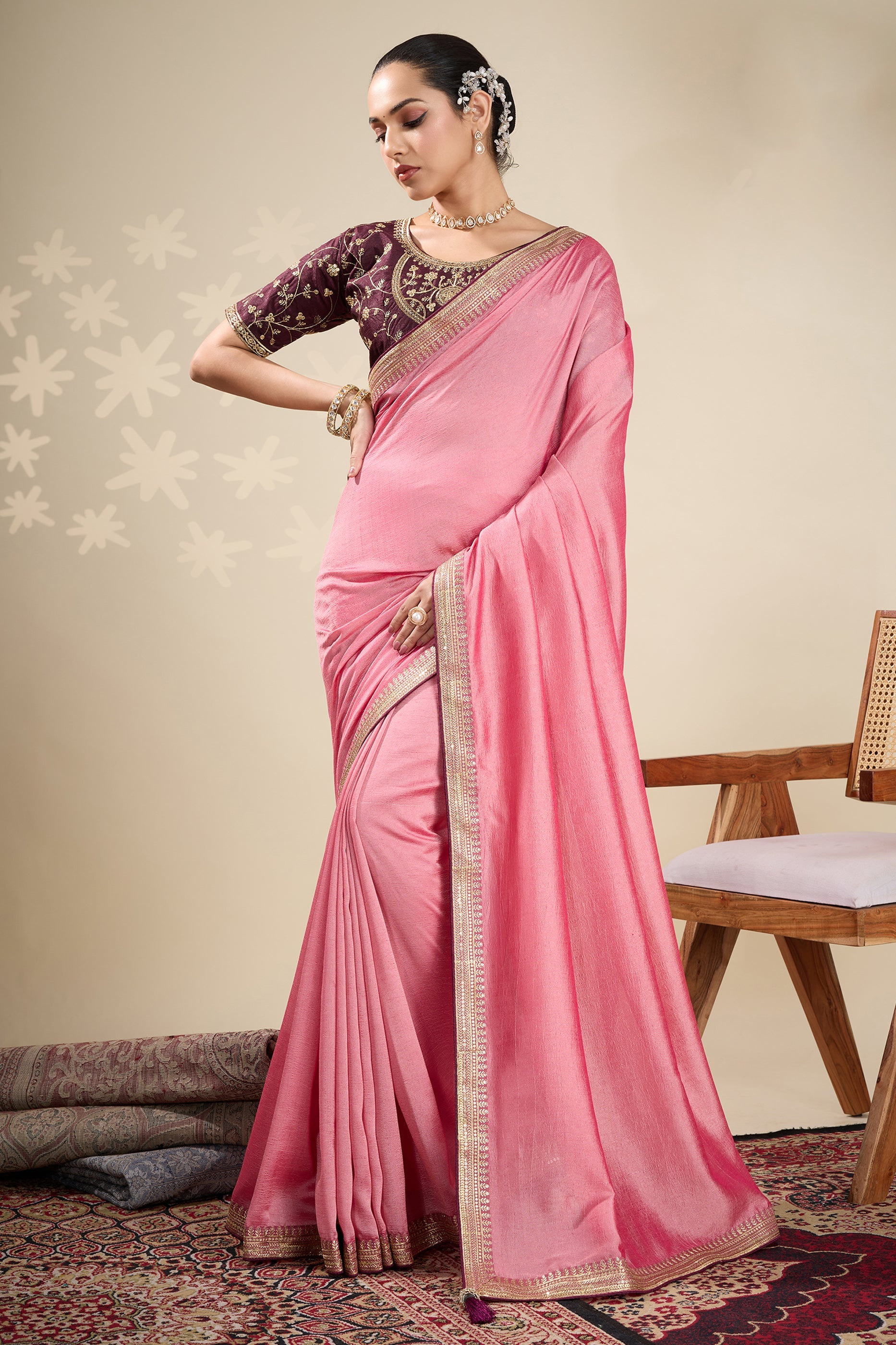Pink Embroidered Silk Saree-SAR10634_1_SareeButa.com