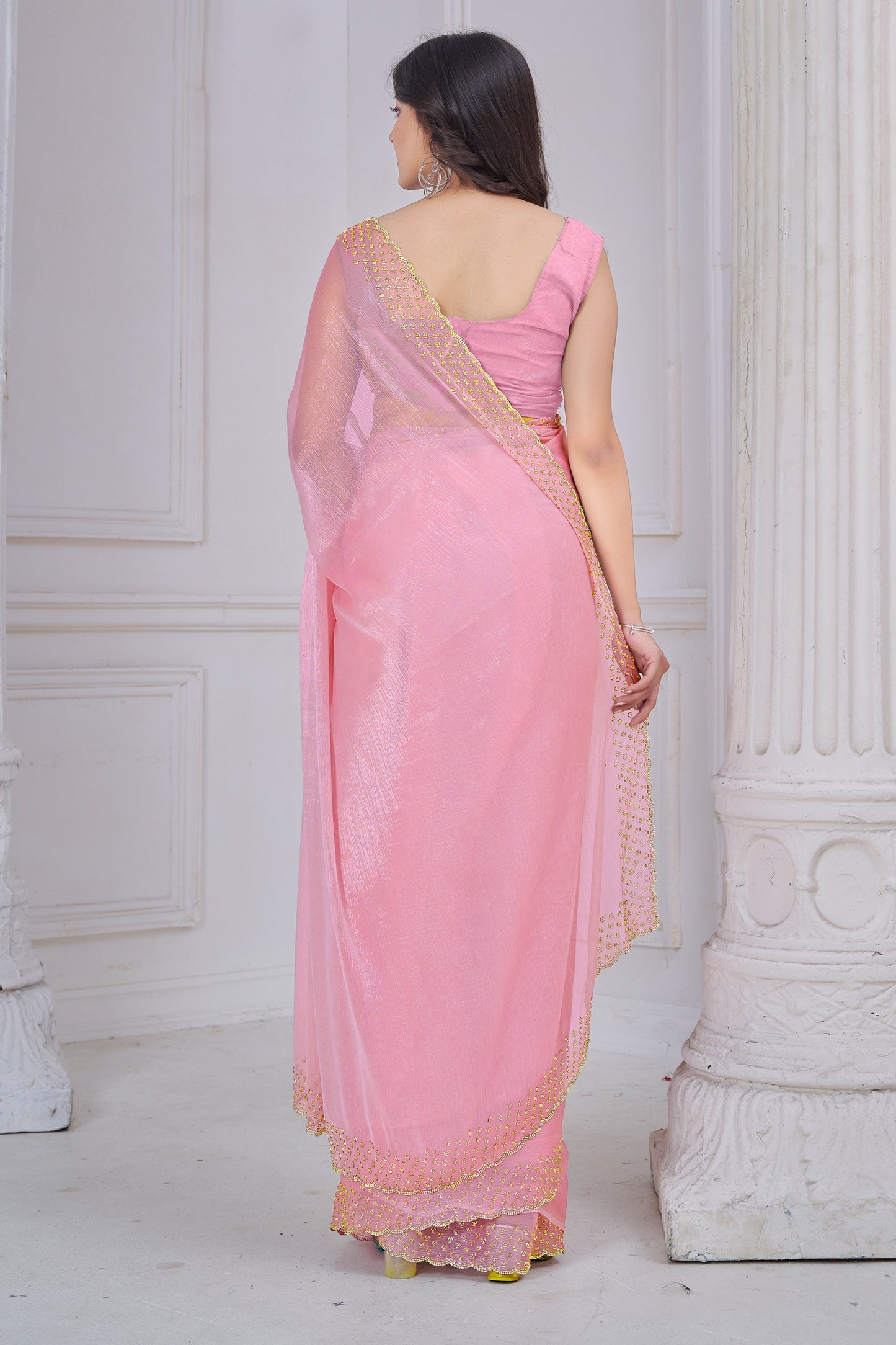 Pink Embroidered Soft Silk Saree-SAR10757_4_SareeButa.com