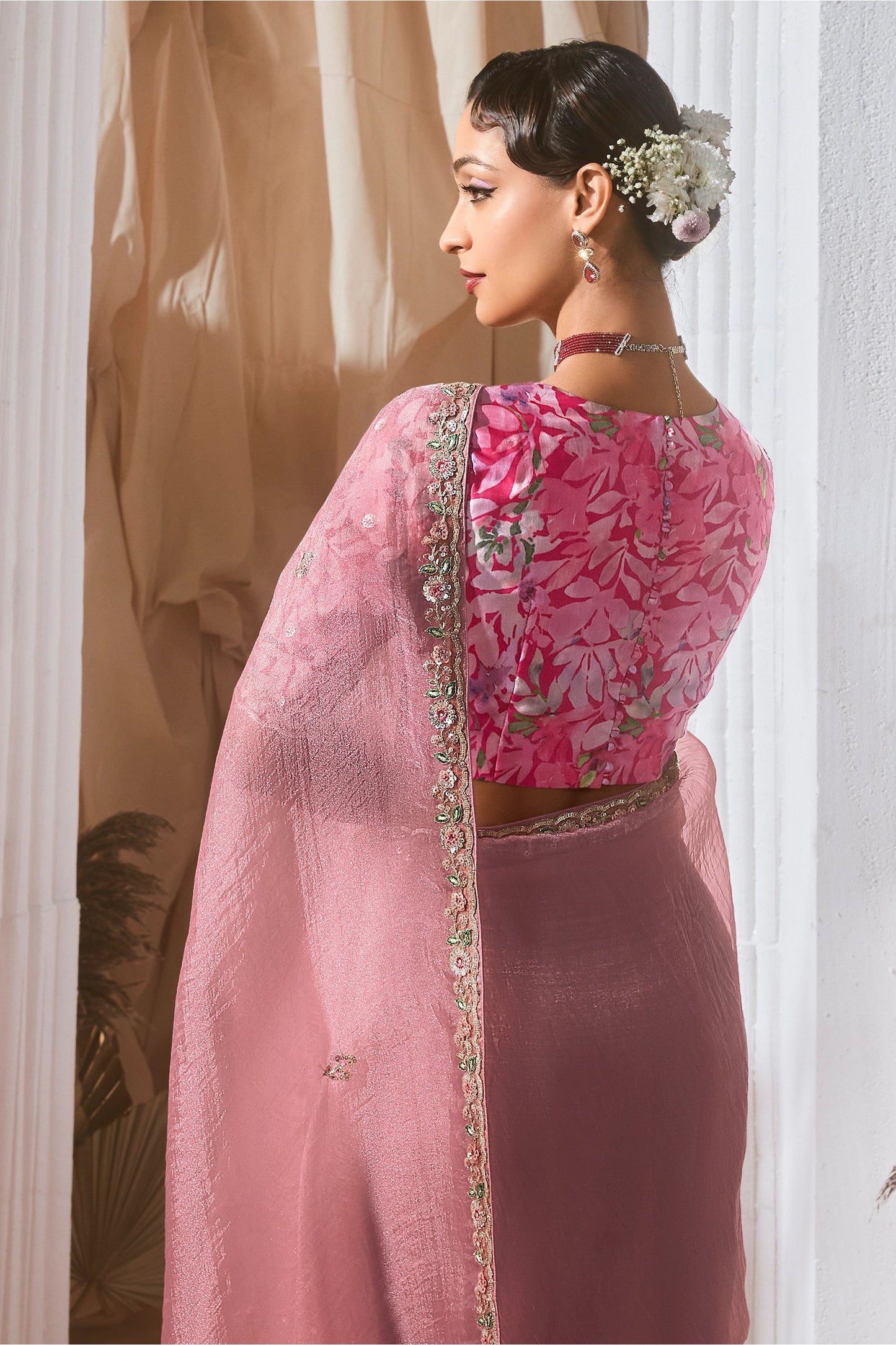 Pink Embroidered Tissue Silk Saree-SAR10224_3_SareeButa.com
