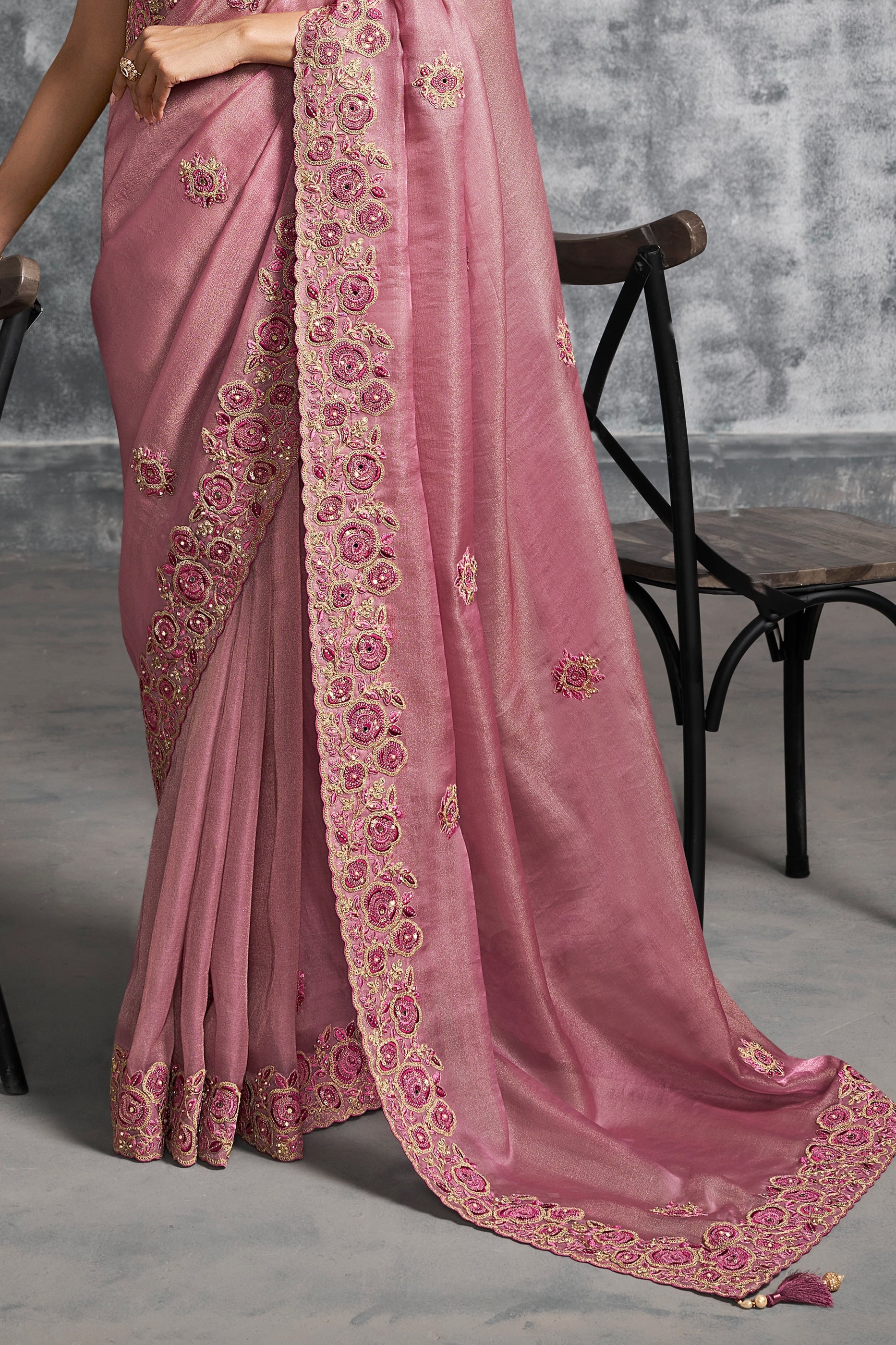 Pink Embroidered Tissue Silk Saree-SAR10458_5_SareeButa.com