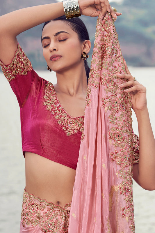 Pink Embroidered Tissue Silk Saree-SAR11011_2_SareeButa.com
