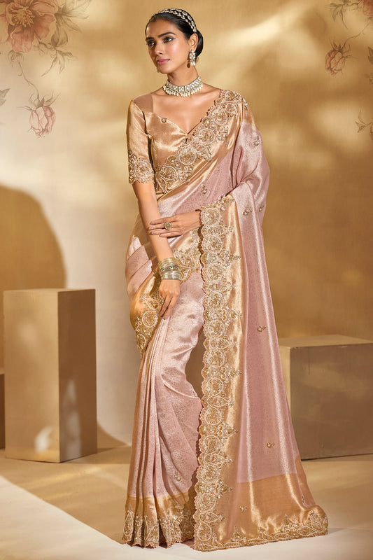 Pink Embroidered Woven Silk Saree-SAR10608_1_SareeButa.com