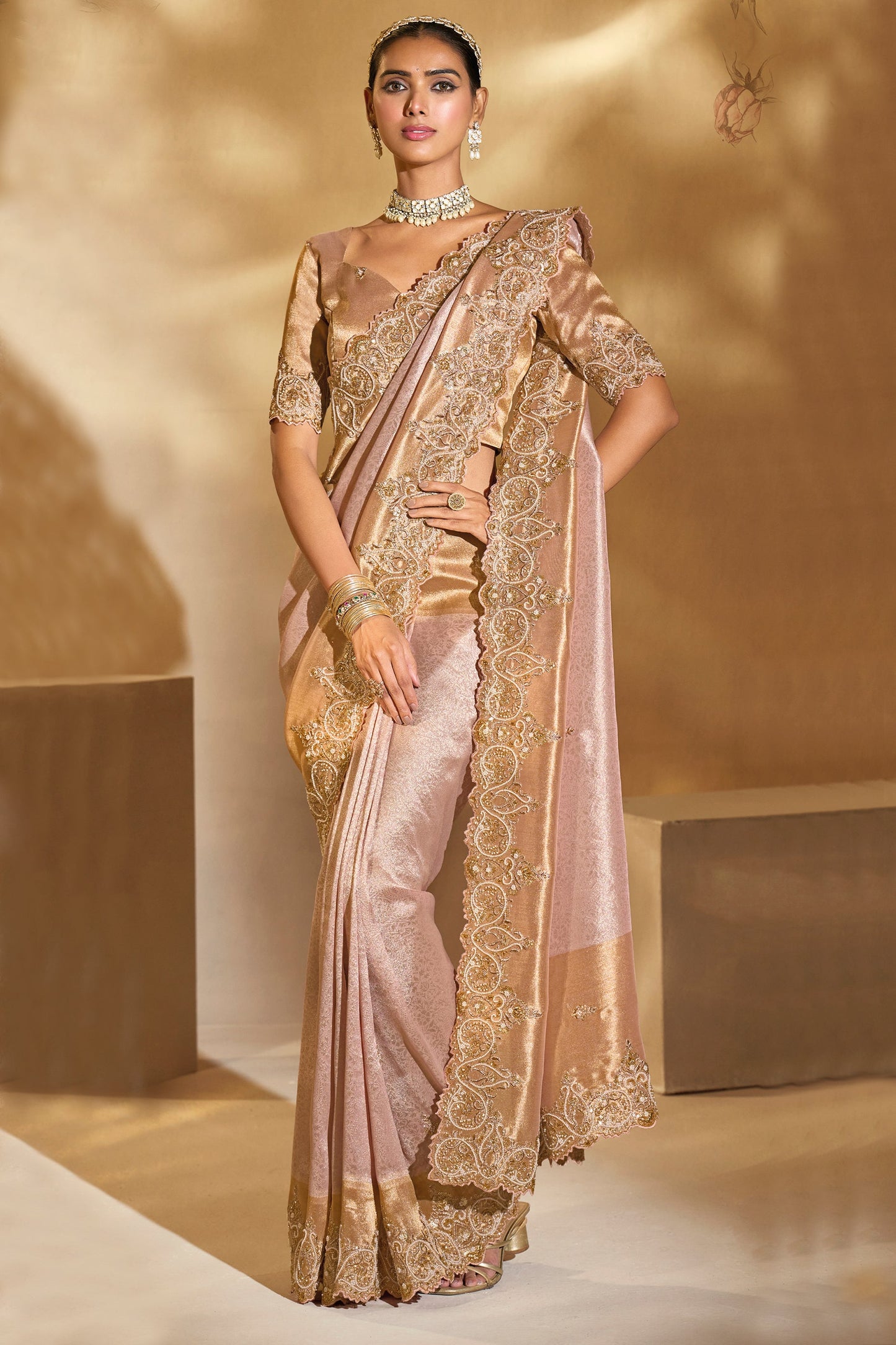Pink Embroidered Woven Silk Saree-SAR10608_3_SareeButa.com