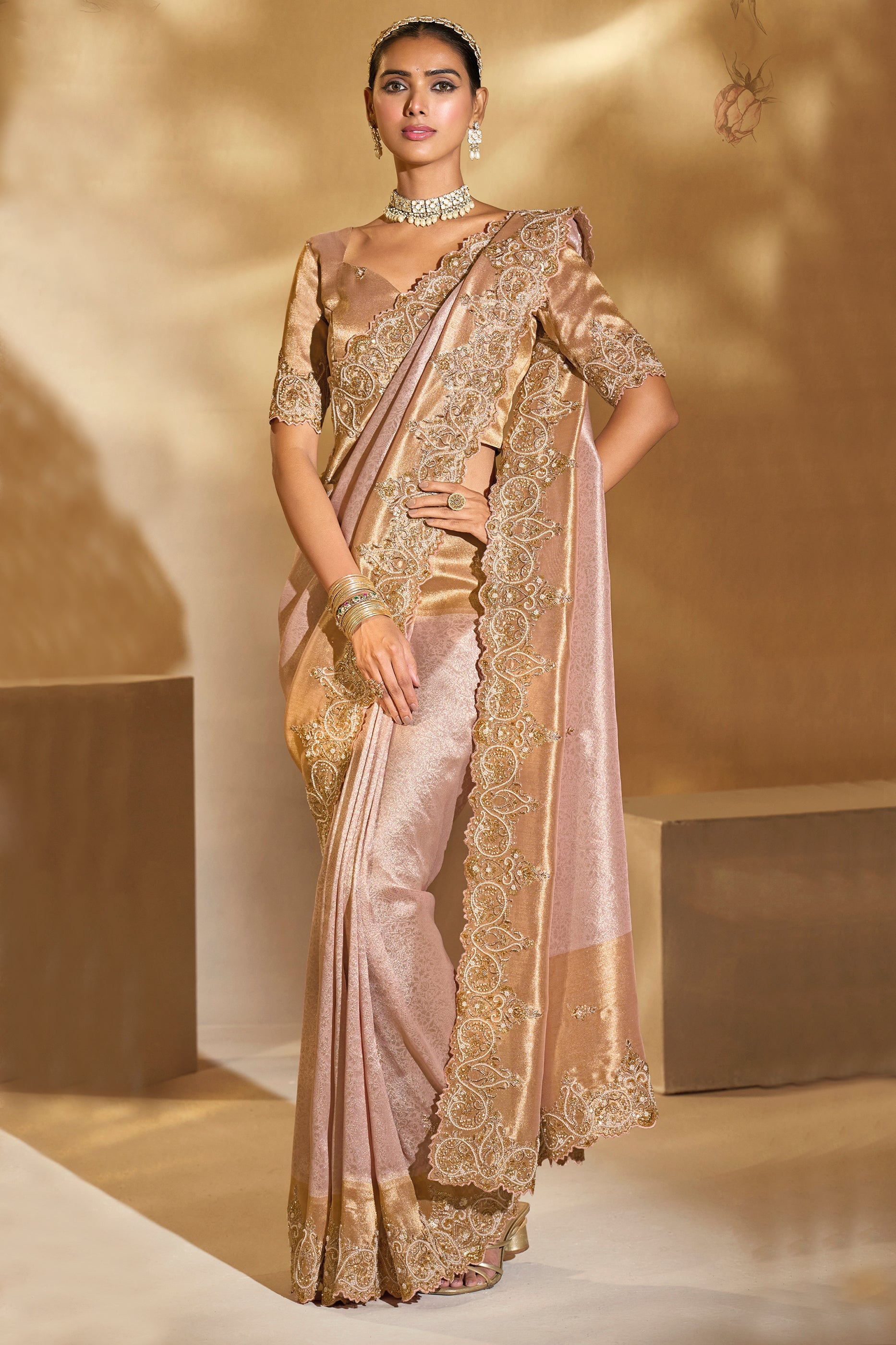 Pink Embroidered Woven Silk Saree-SAR10608_3_SareeButa.com