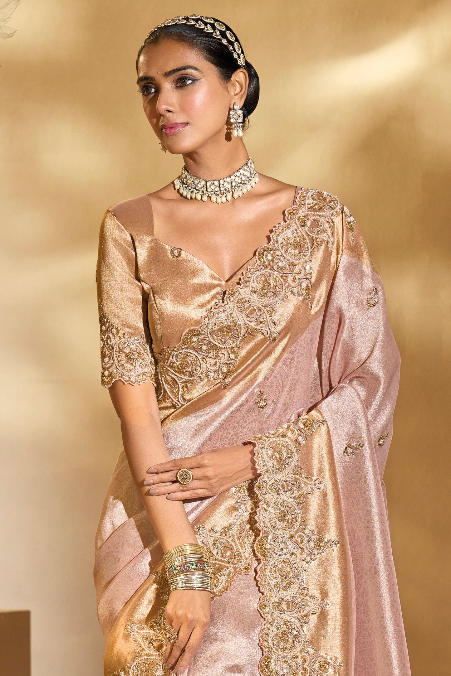 Pink Embroidered Woven Silk Saree-SAR10608_4_SareeButa.com