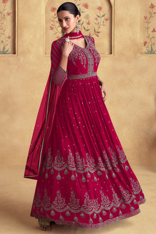 pink-heavy-work-goergette-gown-with-dupatta-ss462_1_Sareebuta.com