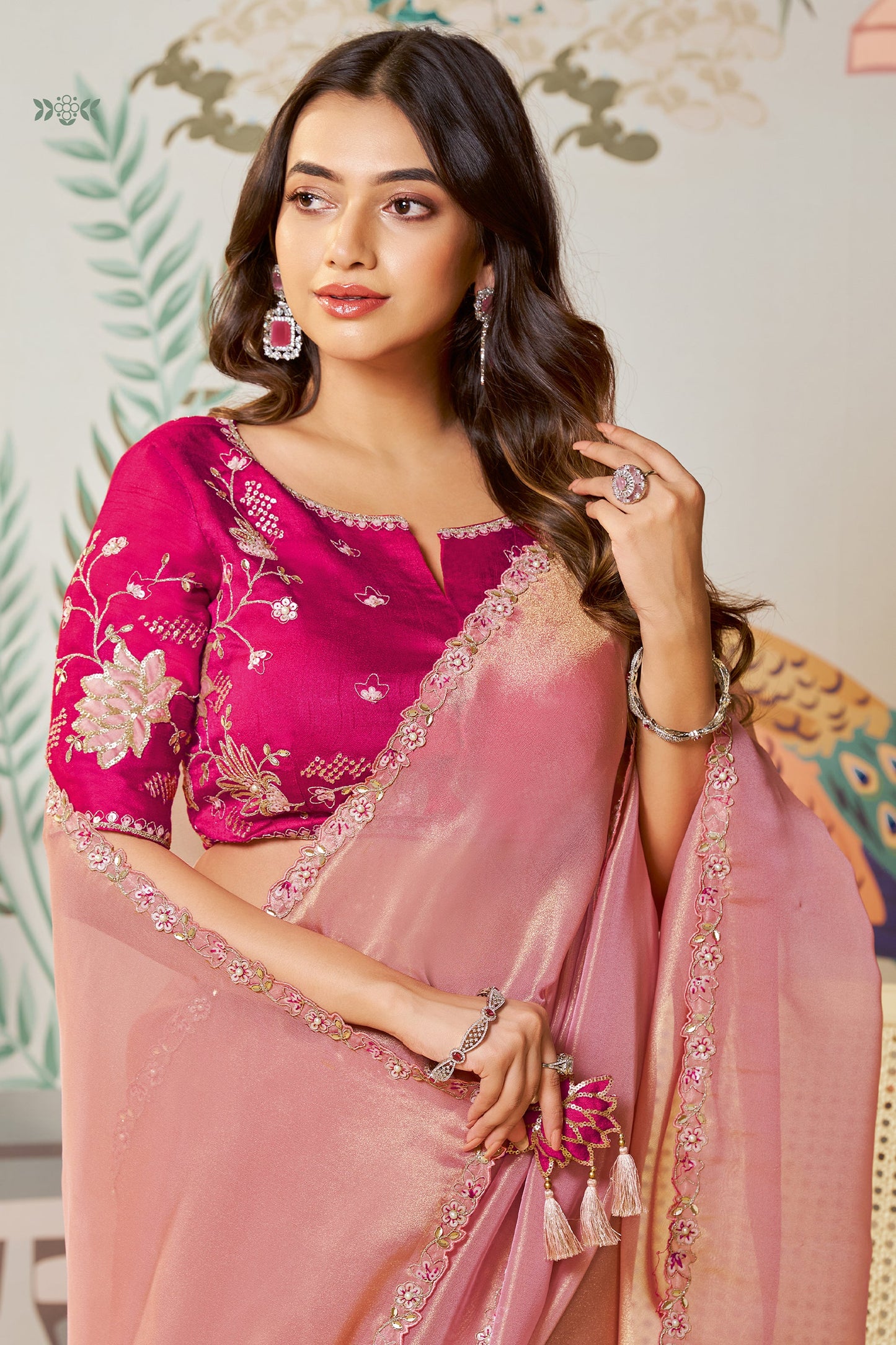 Pink Organza Silk Saree-SAR10469_2_SareeButa.com