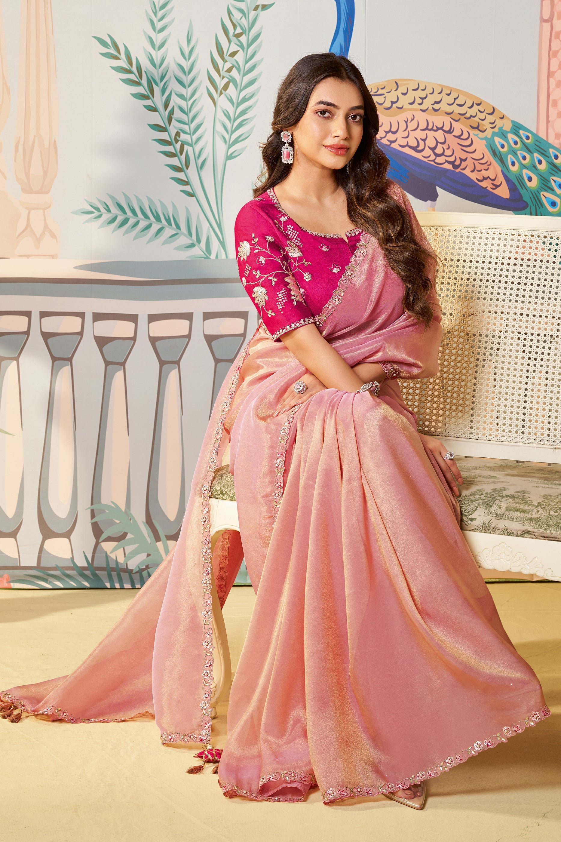 Pink Organza Silk Saree-SAR10469_4_SareeButa.com