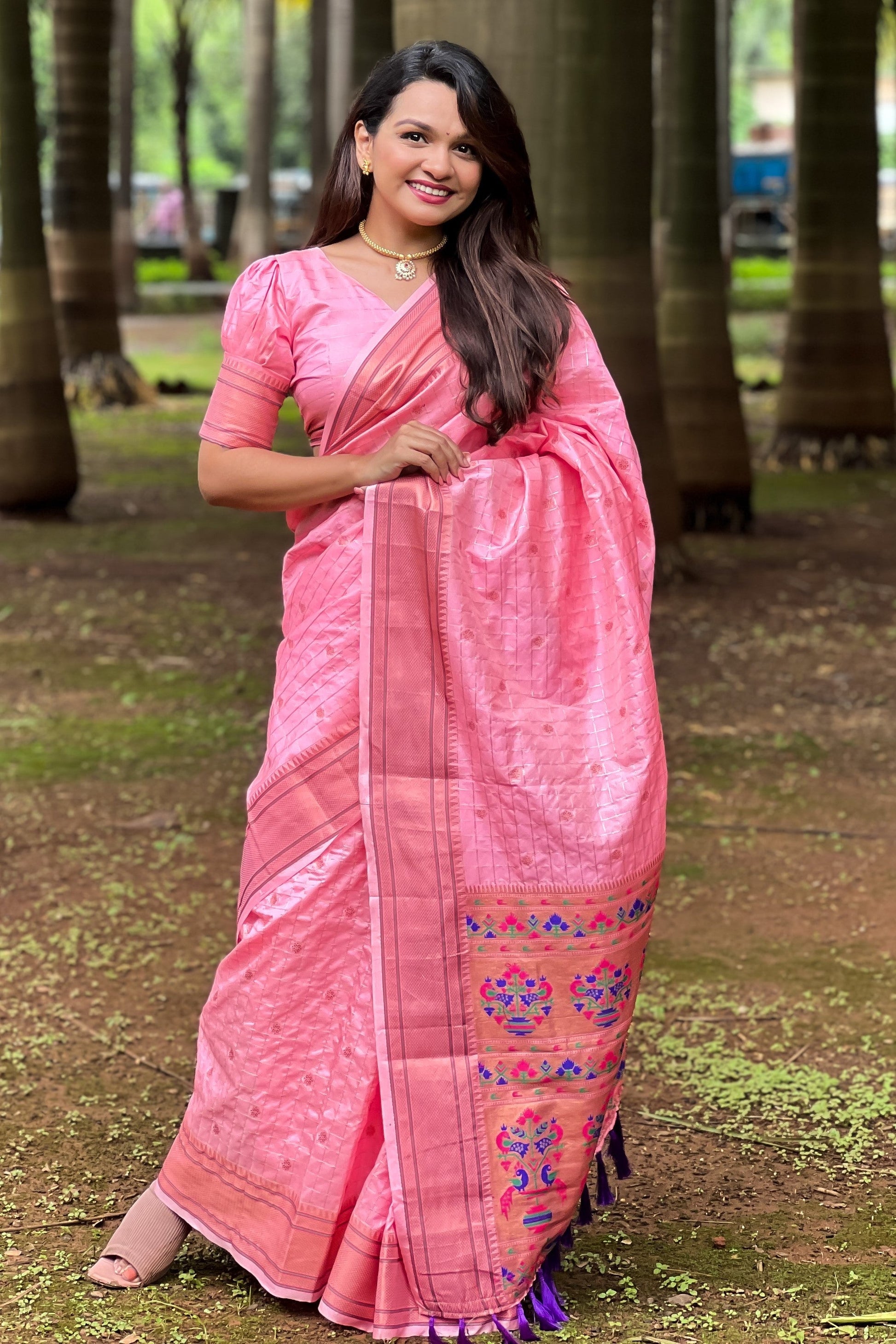 Pink Paithani Saree-ZB133112_1_SareeButa.com