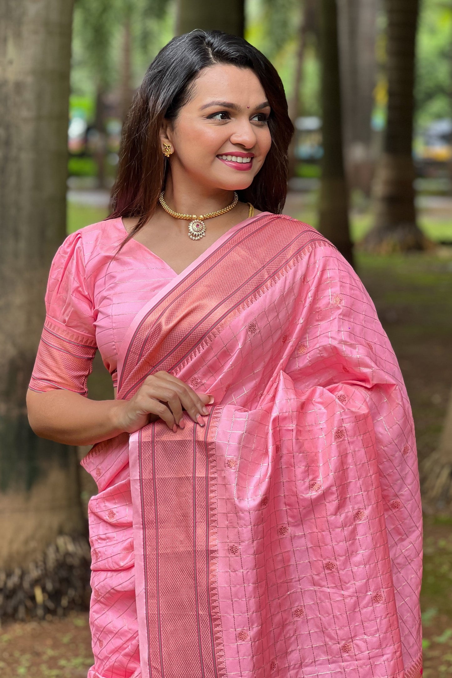 Pink Paithani Saree-ZB133112_2_SareeButa.com