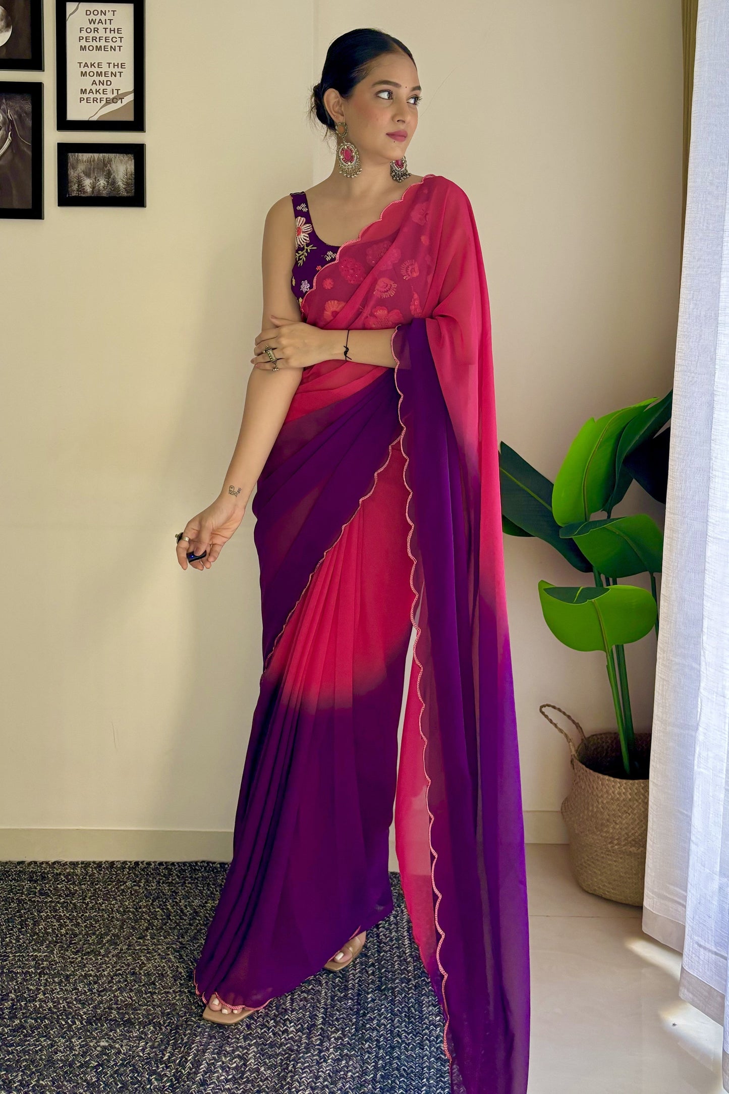 pink-plain-georgette-saree-zb132627_1_SareeButa.com