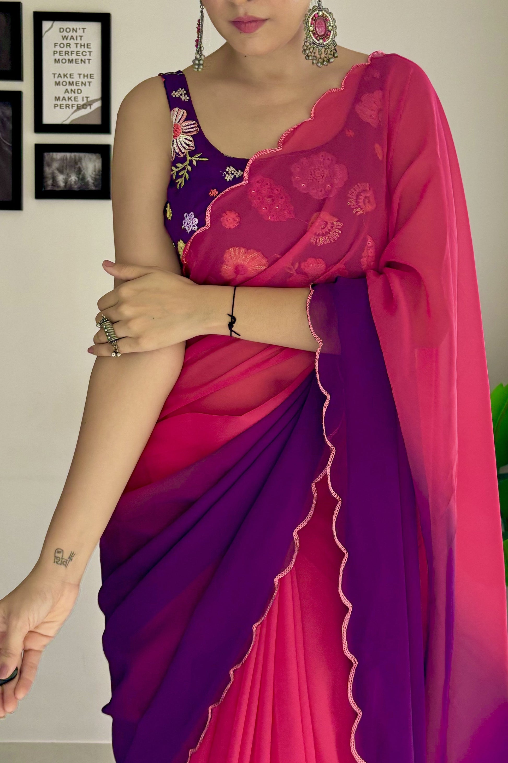 pink-plain-georgette-saree-zb132627_4_SareeButa.com