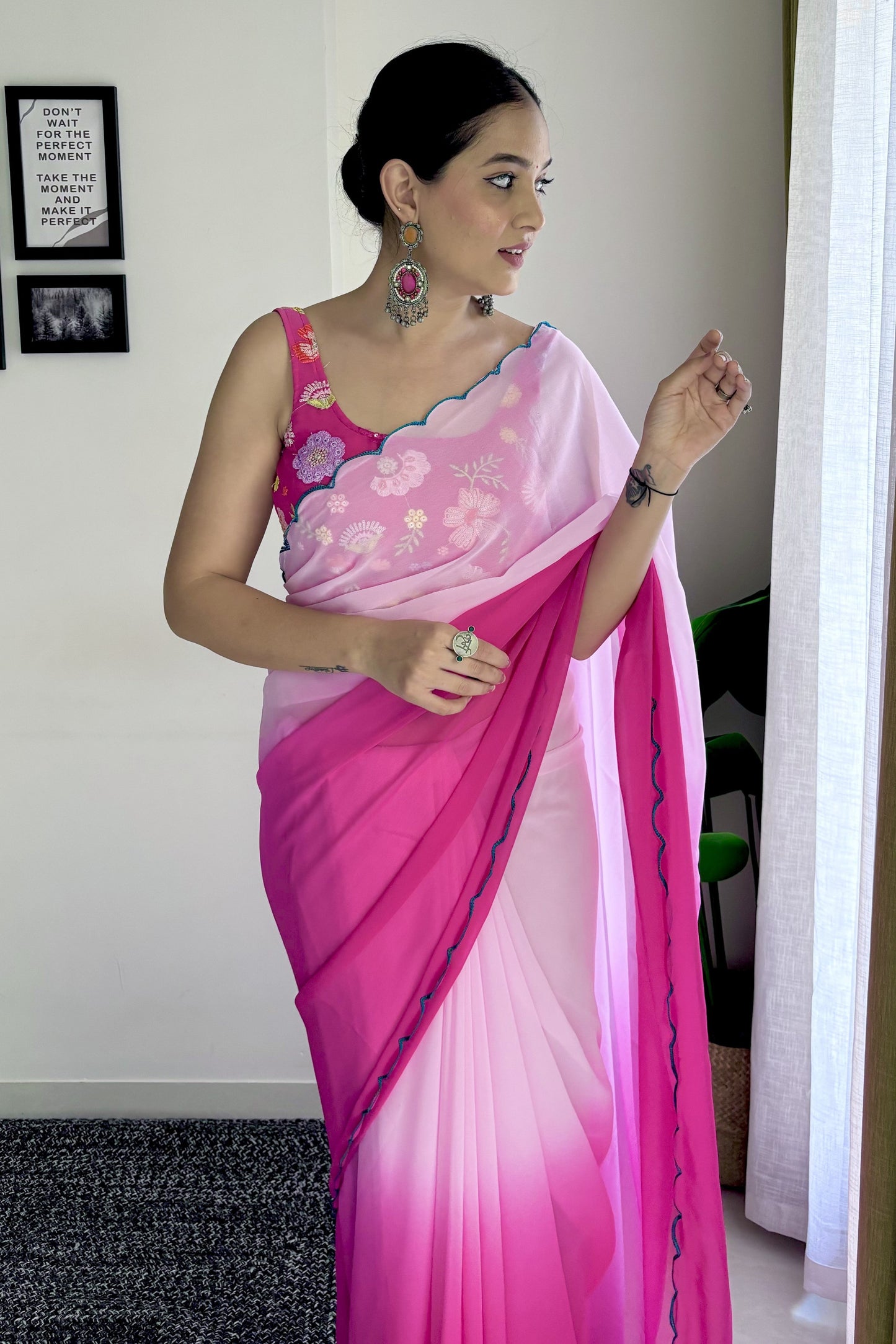 pink-plain-georgette-saree-zb132629_2_SareeButa.com