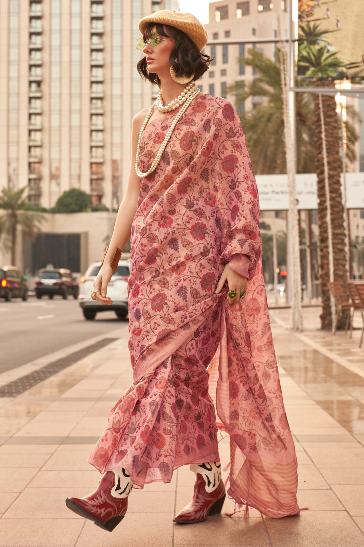 pink-printed-tissue-saree-zb132051_2_SareeButa.com