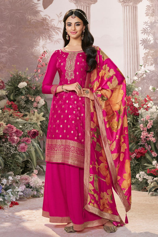 Pink Readymade Dola Silk Suit-SS963_1_SareeButa.com