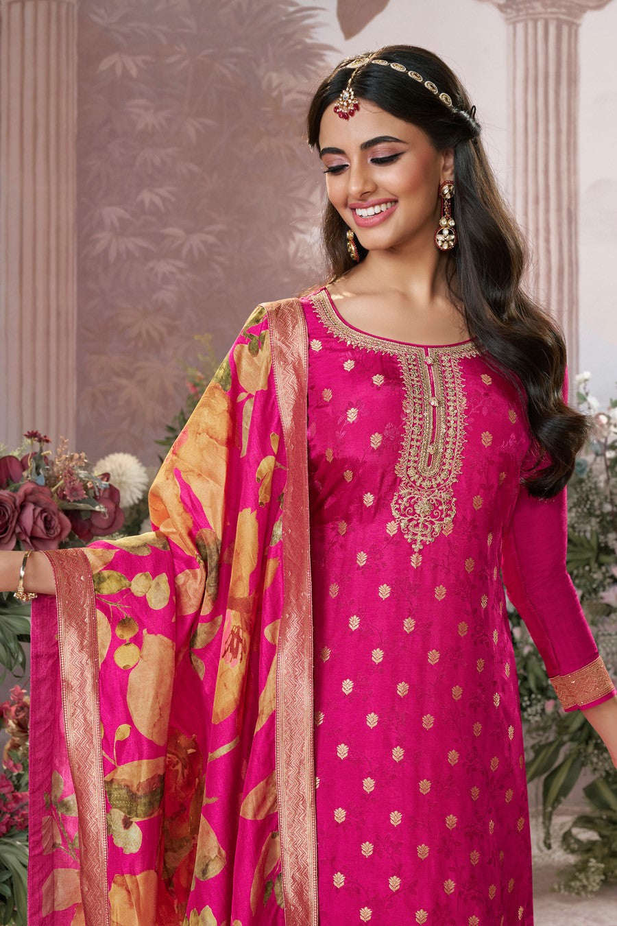 Pink Readymade Dola Silk Suit-SS963_2_SareeButa.com