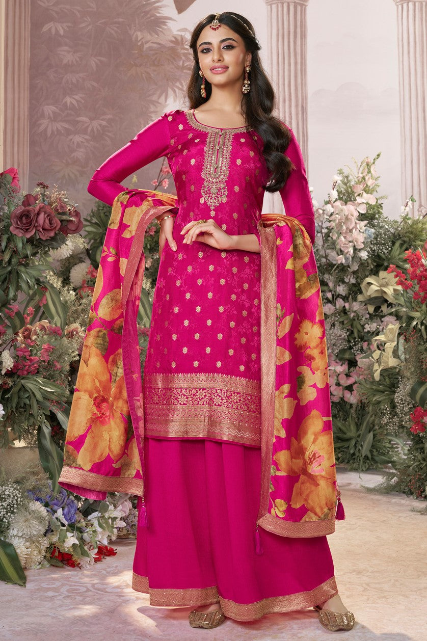 Pink Readymade Dola Silk Suit-SS963_5_SareeButa.com