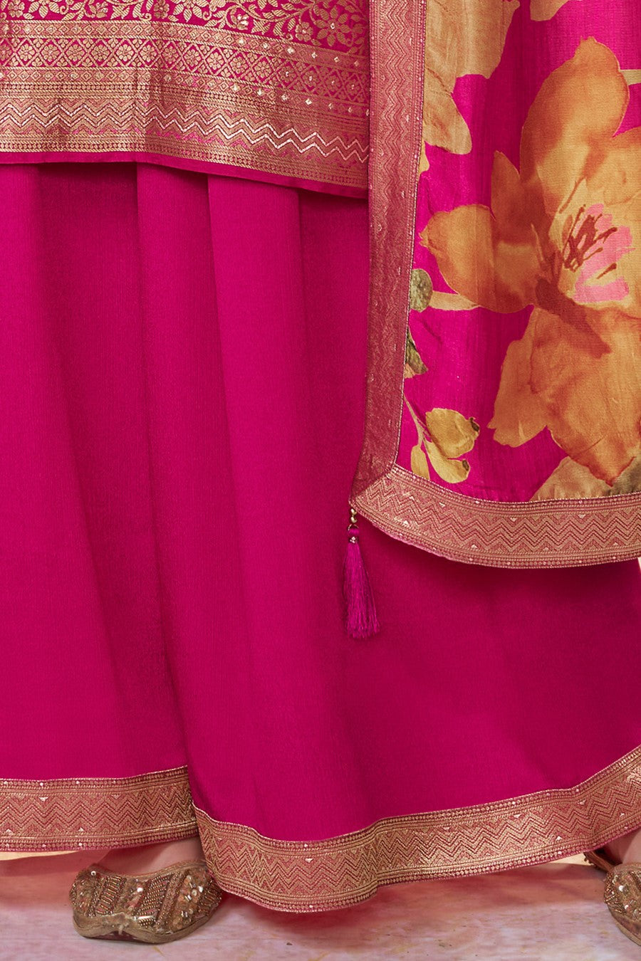 Pink Readymade Dola Silk Suit-SS963_6_SareeButa.com