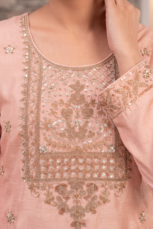 Pink Readymade Embroidered Chinon Palazzo Suit-SAR13140_2_SareeButa.com
