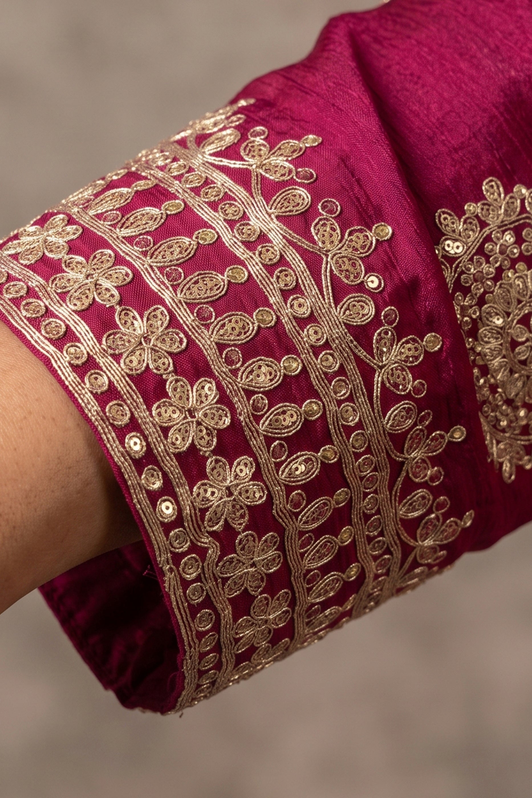 Pink Readymade Embroidered Chinon Suit-SAR12992_5_SareeButa.com