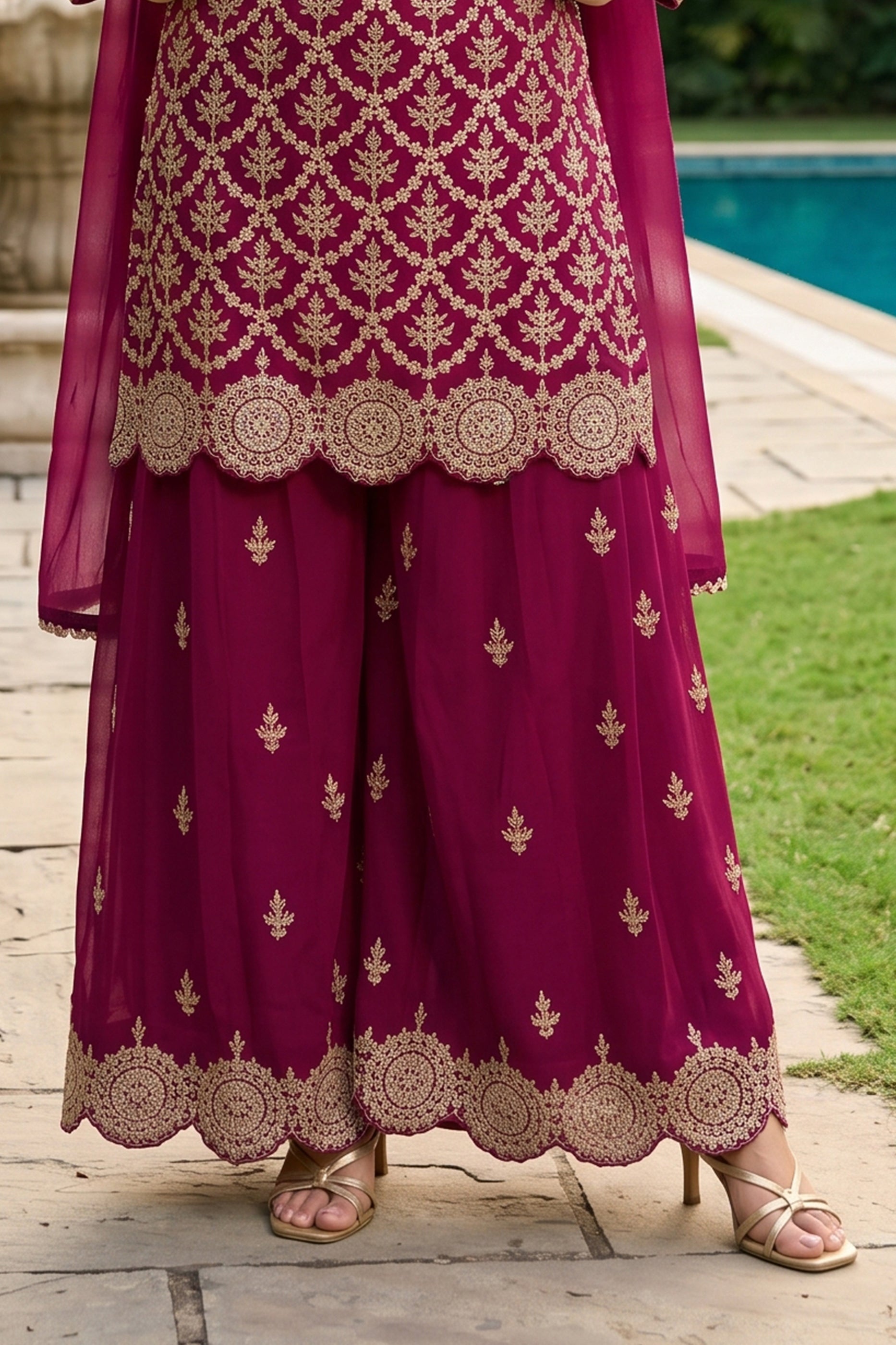Pink Readymade Embroidered Chinon Suit-SAR12992_8_SareeButa.com