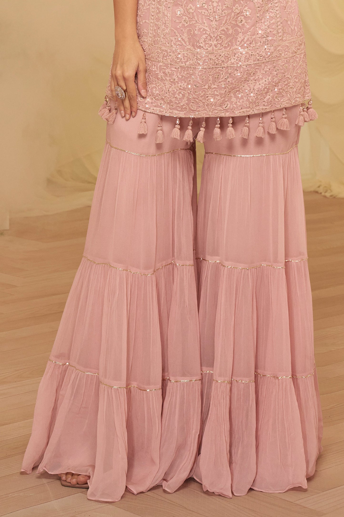 Pink Readymade Embroidered Georgette Sharara Suit-SAR11719_5_SareeButa.com