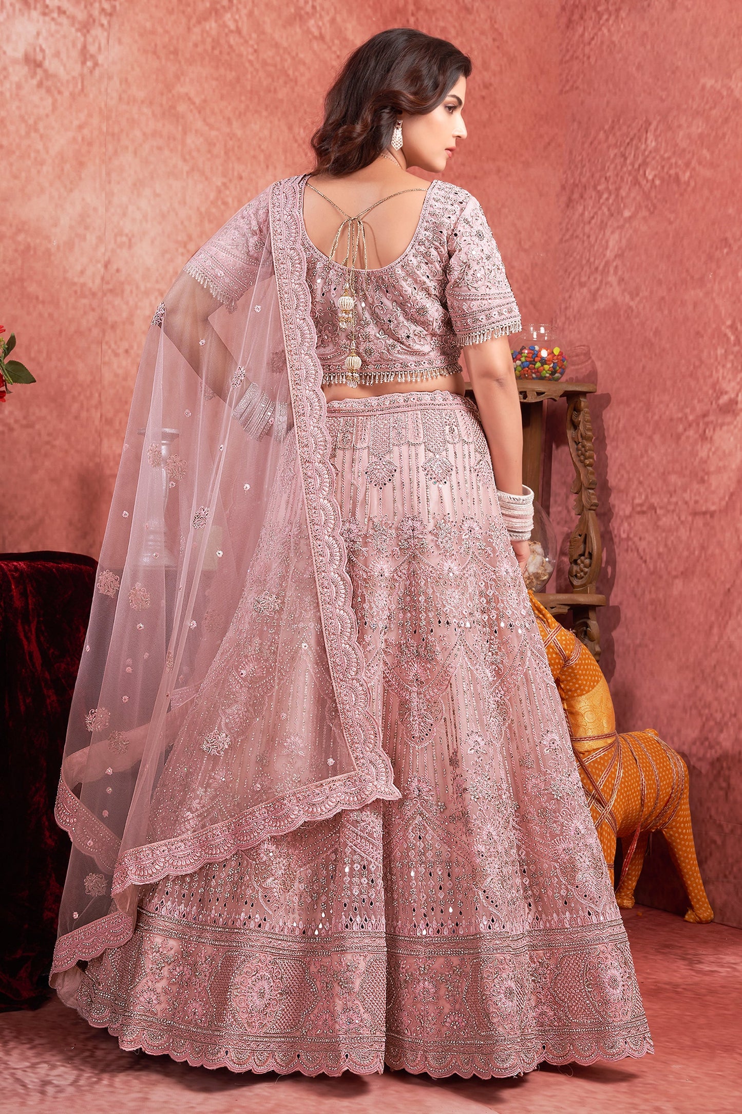 Pink Readymade Embroidered Net Lehenga-SAR10715_5_SareeButa.com