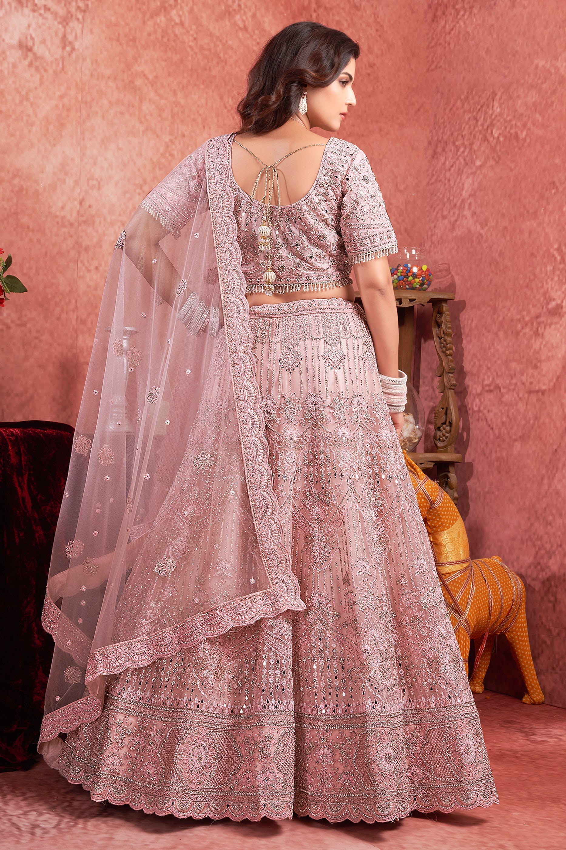 Pink Readymade Embroidered Net Lehenga-SAR10715_5_SareeButa.com