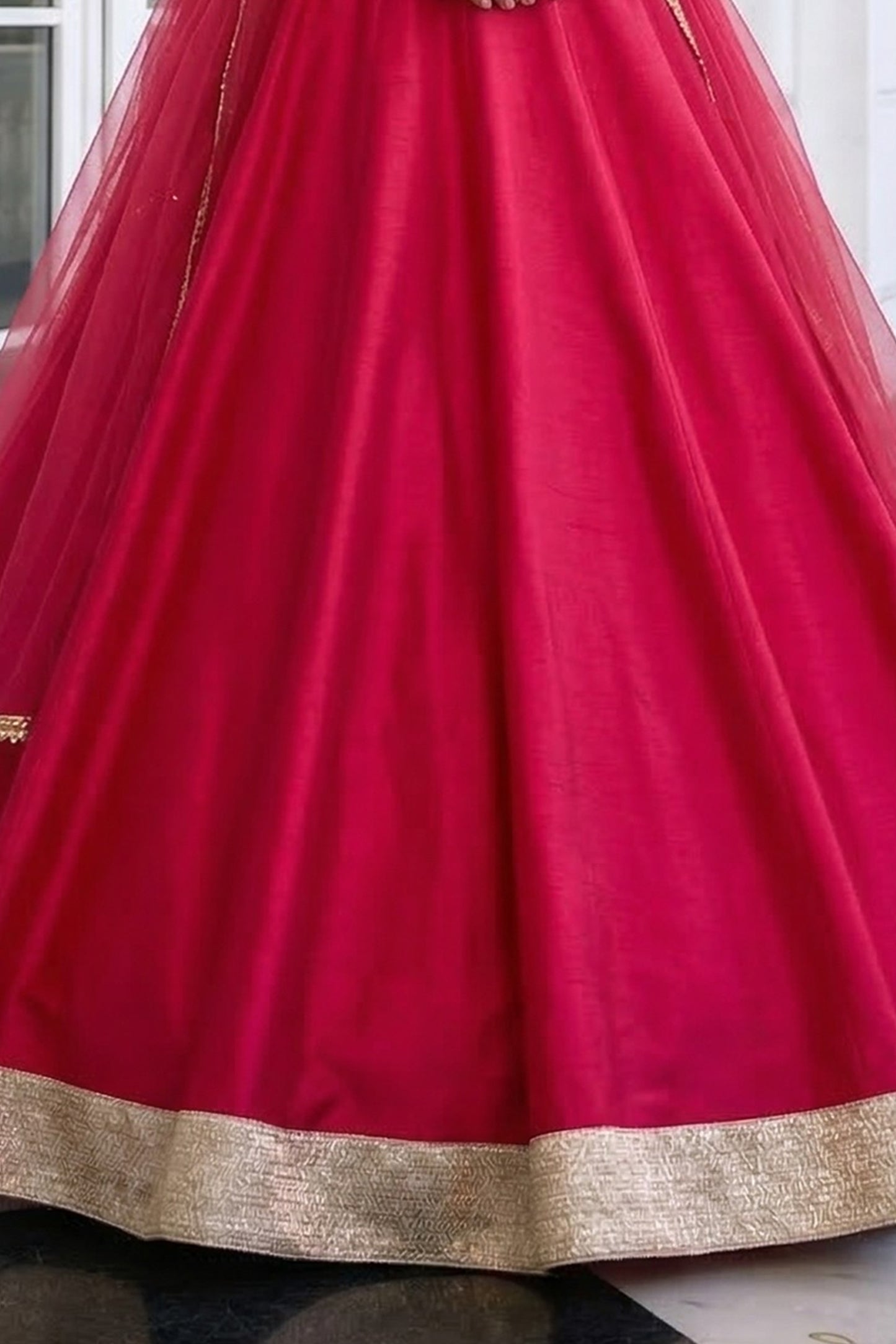 Pink Readymade Embroidered Silk Lehenga-SAR12770_5_SareeButa.com