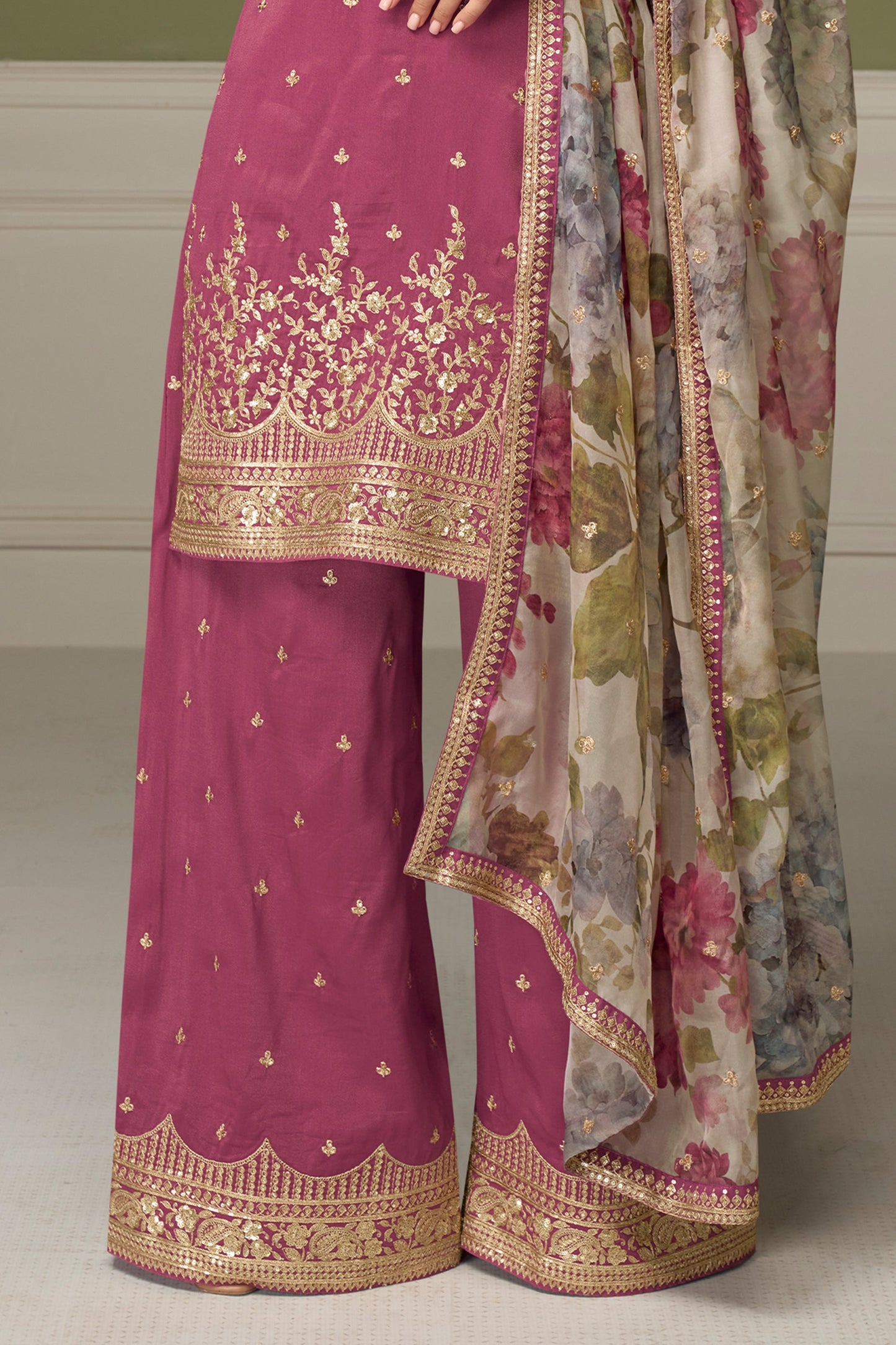 Pink Readymade Embroidered Silk Suit-SAR10502_4_SareeButa.com