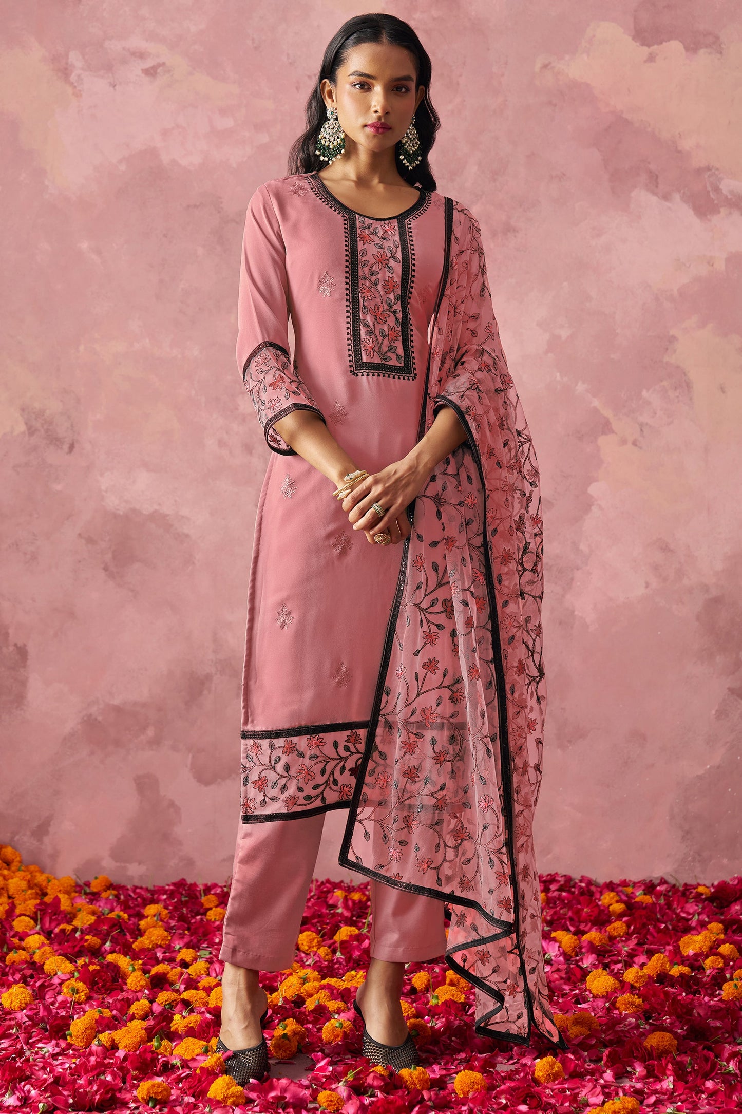 Pink Readymade Georgette Salwar Suit-SS417_1_SareeButa.com