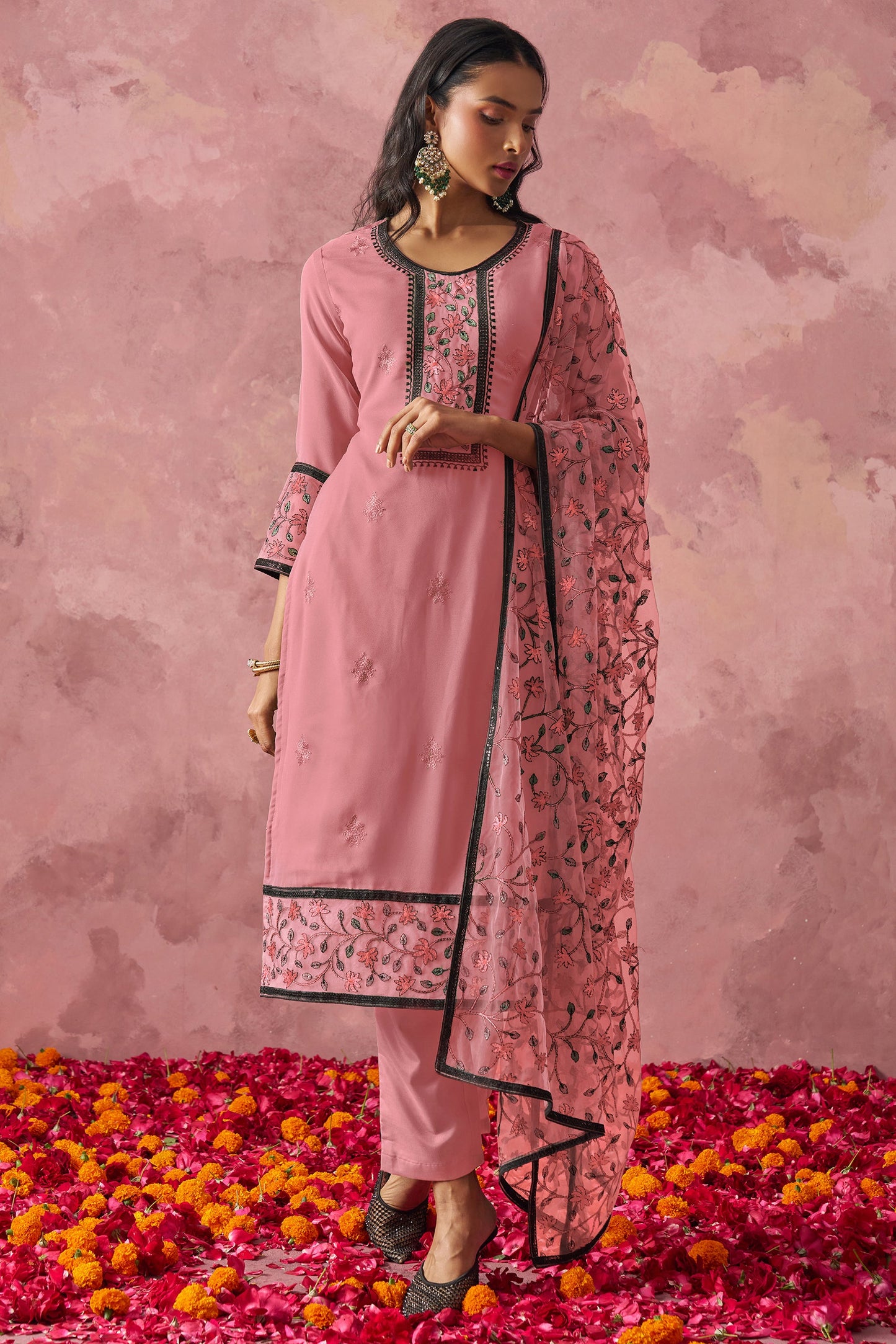 Pink Readymade Georgette Salwar Suit-SS417_6_SareeButa.com