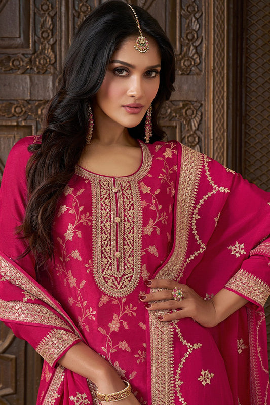 Pink Readymade Munga Silk Suit-SS392_2_SareeButa.com