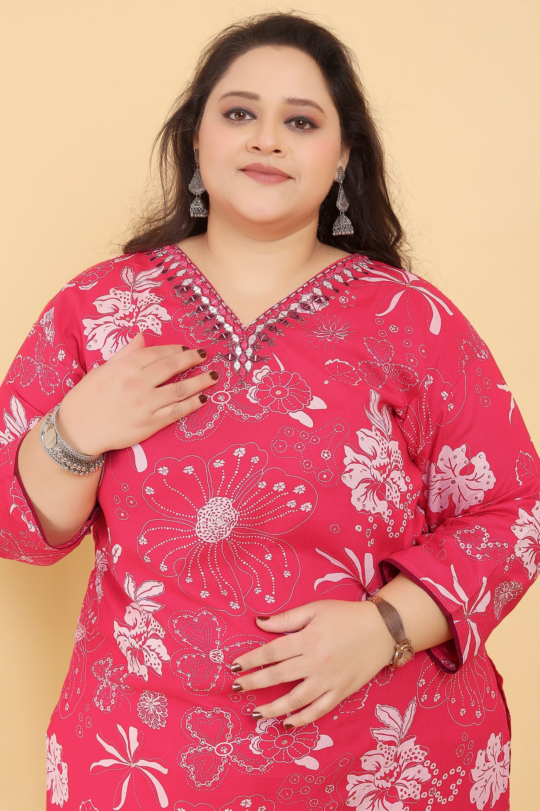 Pink Readymade Rayon Suit-SAR11756_2_SareeButa.com